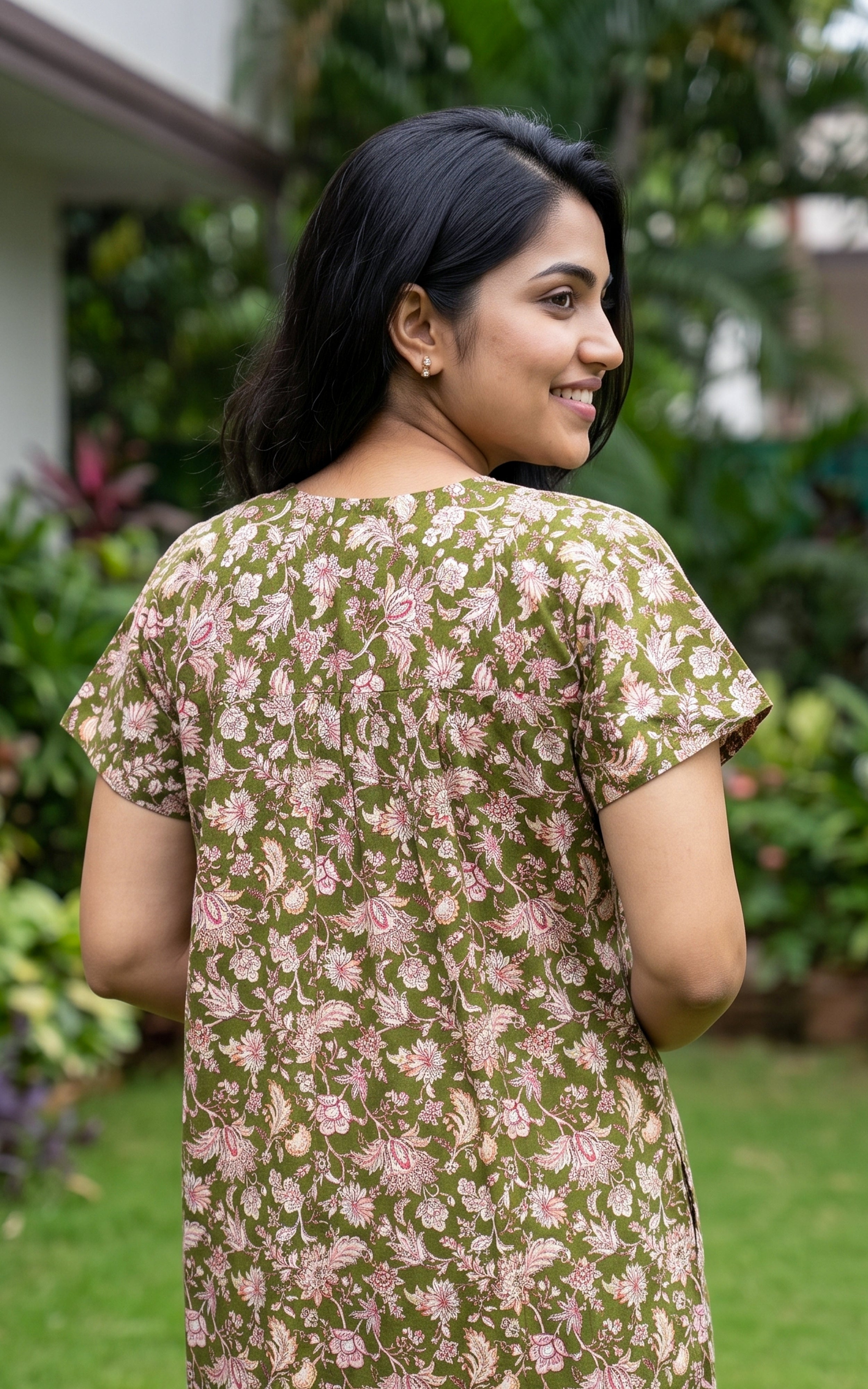 Cotton Straight Fit Nighty-164SS10