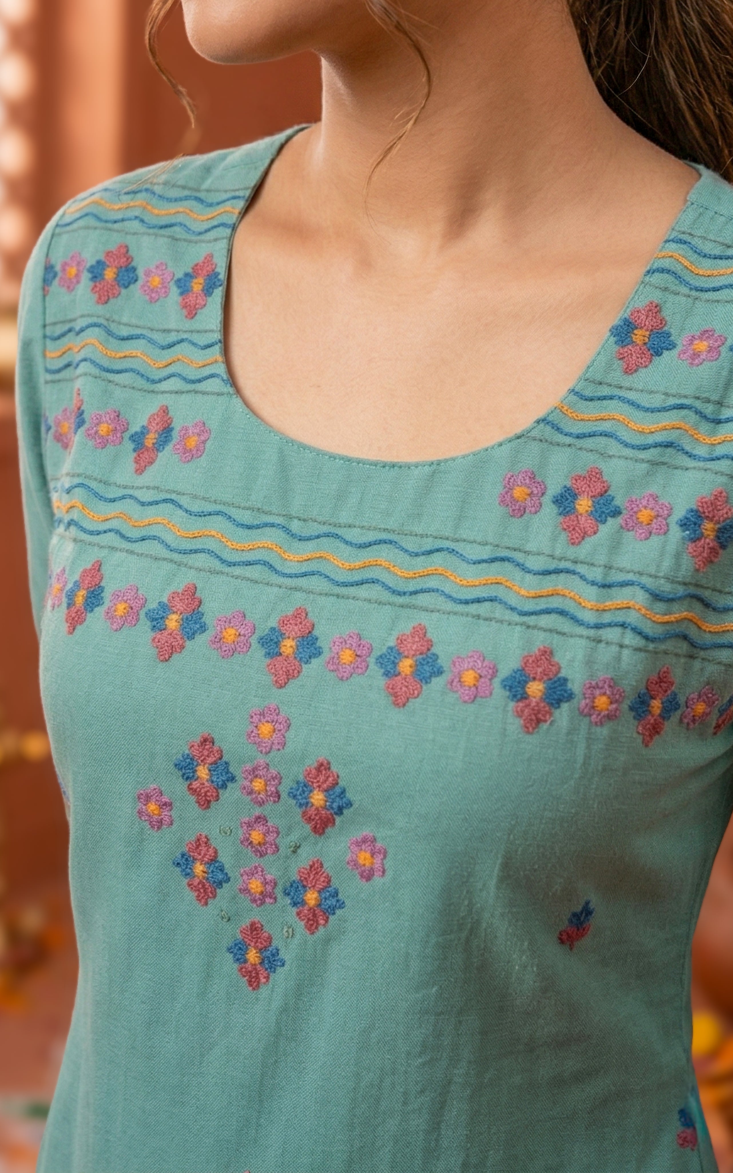 Lashitha Dusty Teal