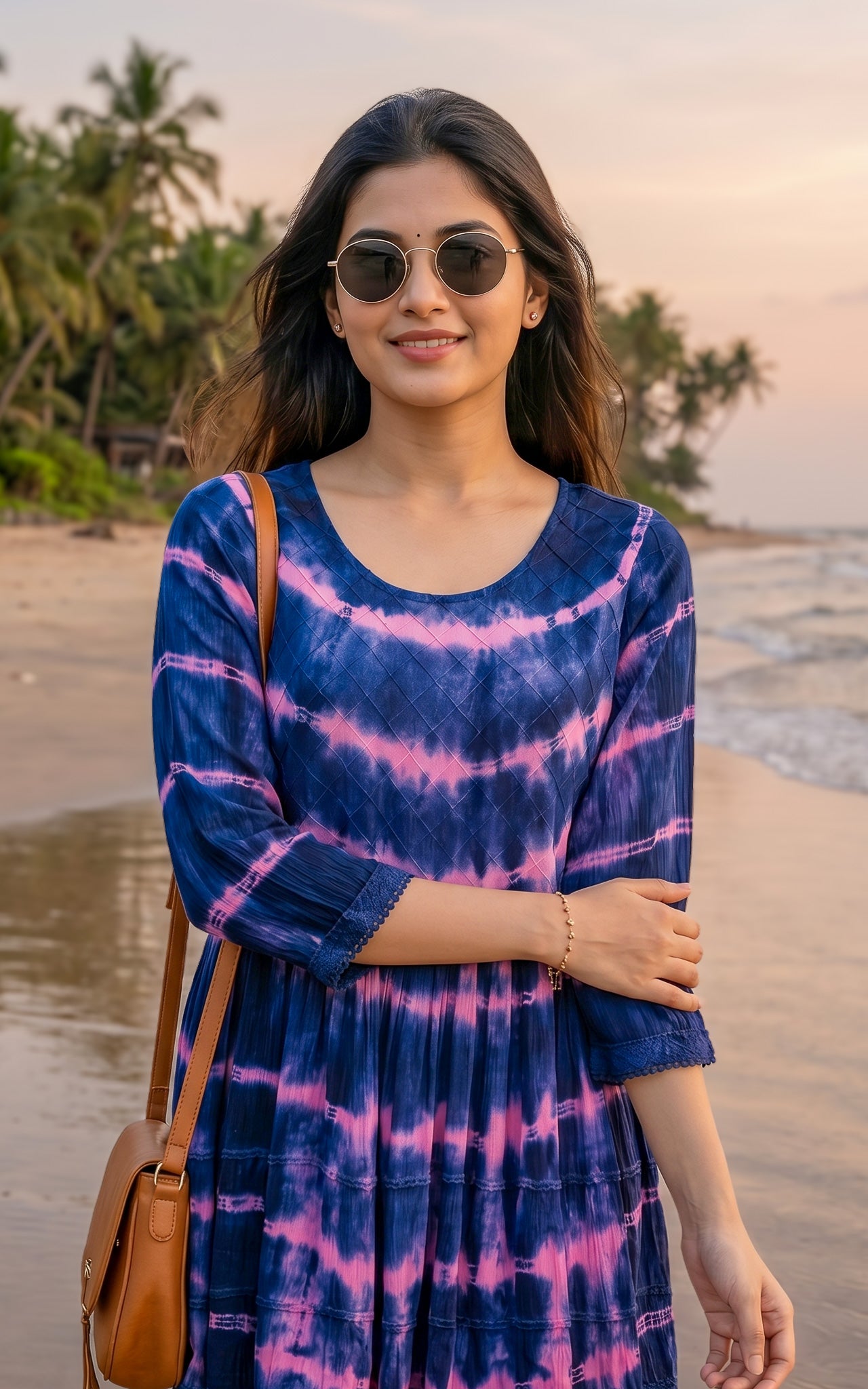 Casual wear tie and dye maxi dress

Stylish tiered maxi outfit for women