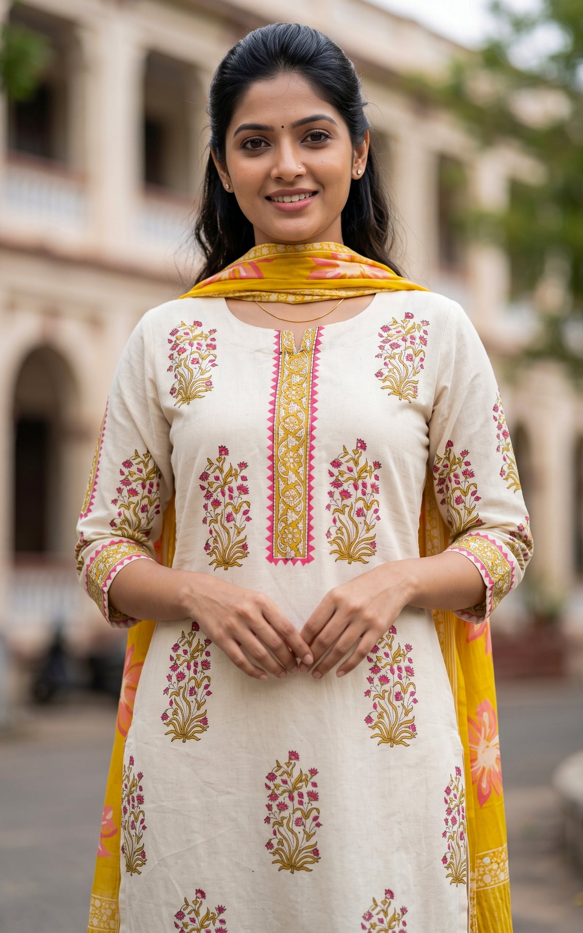 Maanvi (Kurti+Pant+Dupatta)