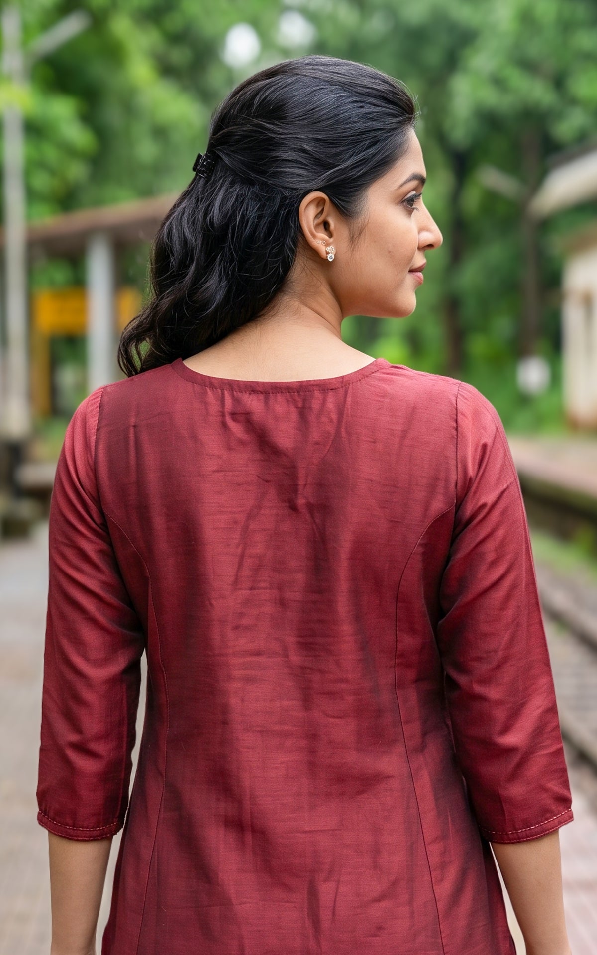 Rizwana Deep Maroon