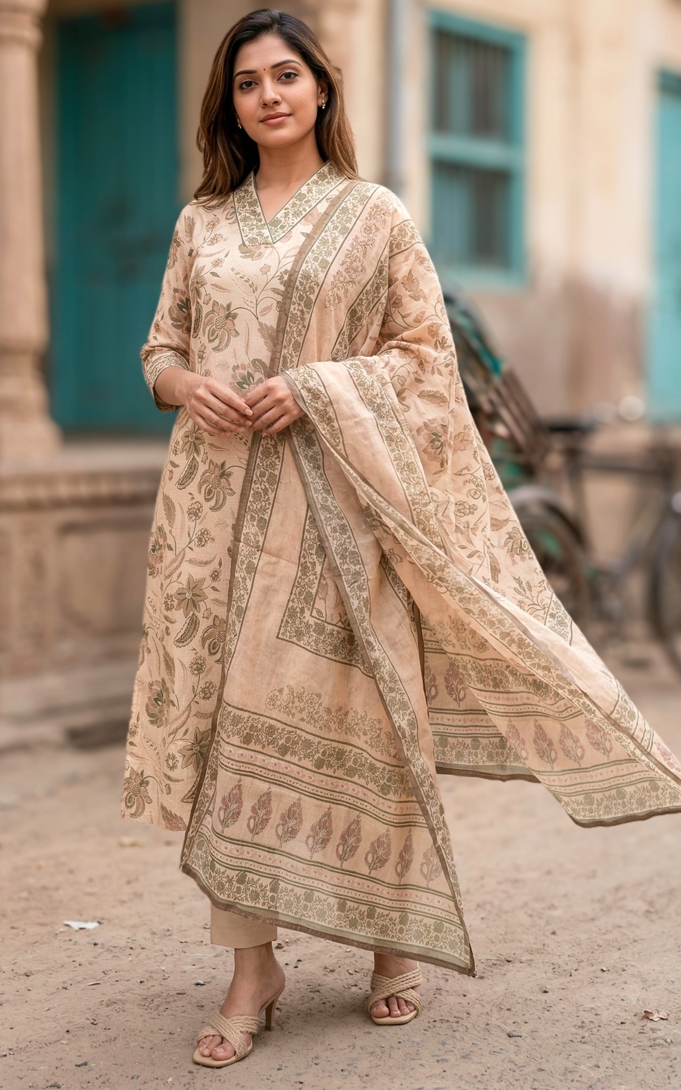 Esther (Kurti+Pant+Dupatta)