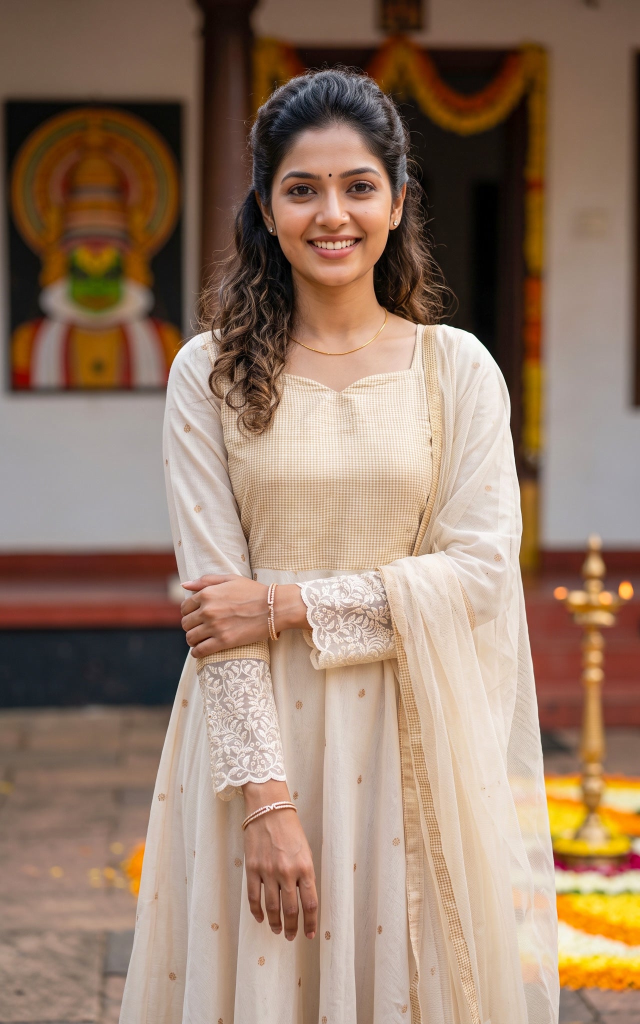 Thiruvonam (Kurti+Dupatta)