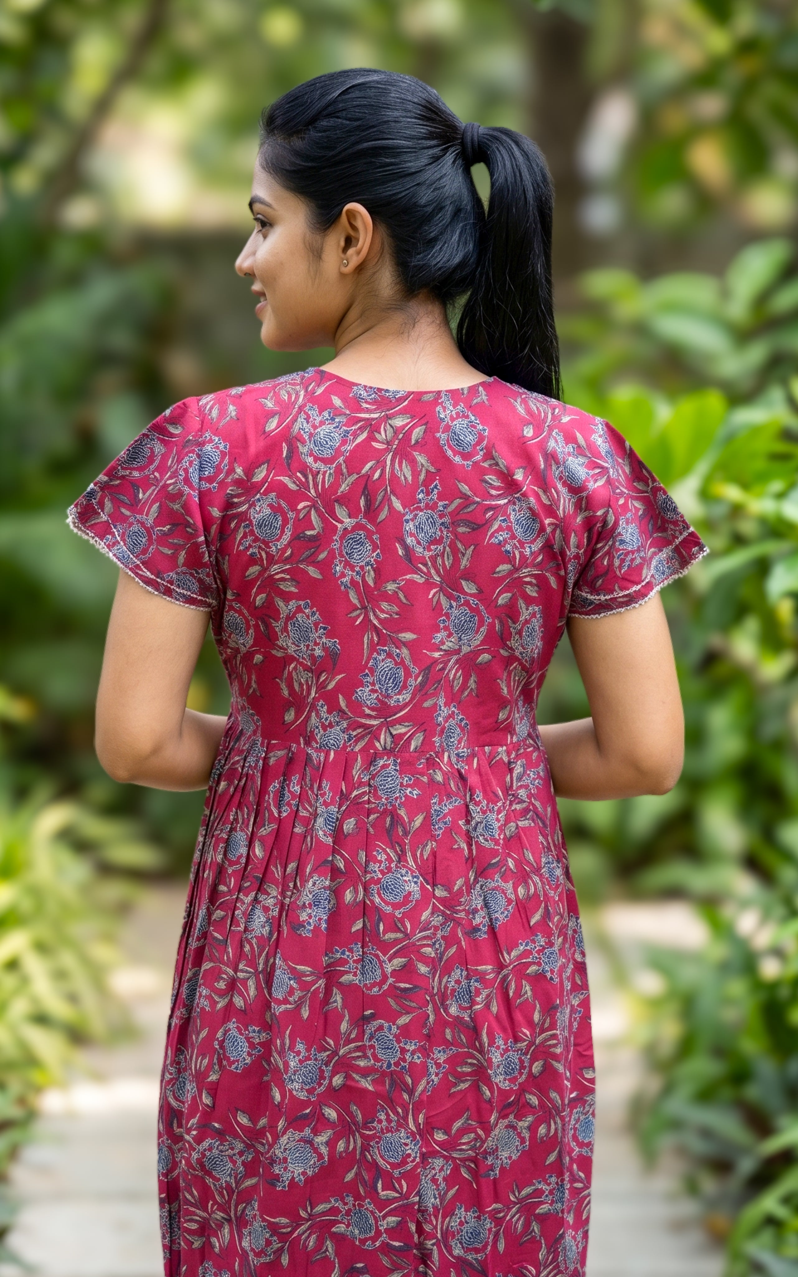 Cotton Aline Fit Nighty-160SS16