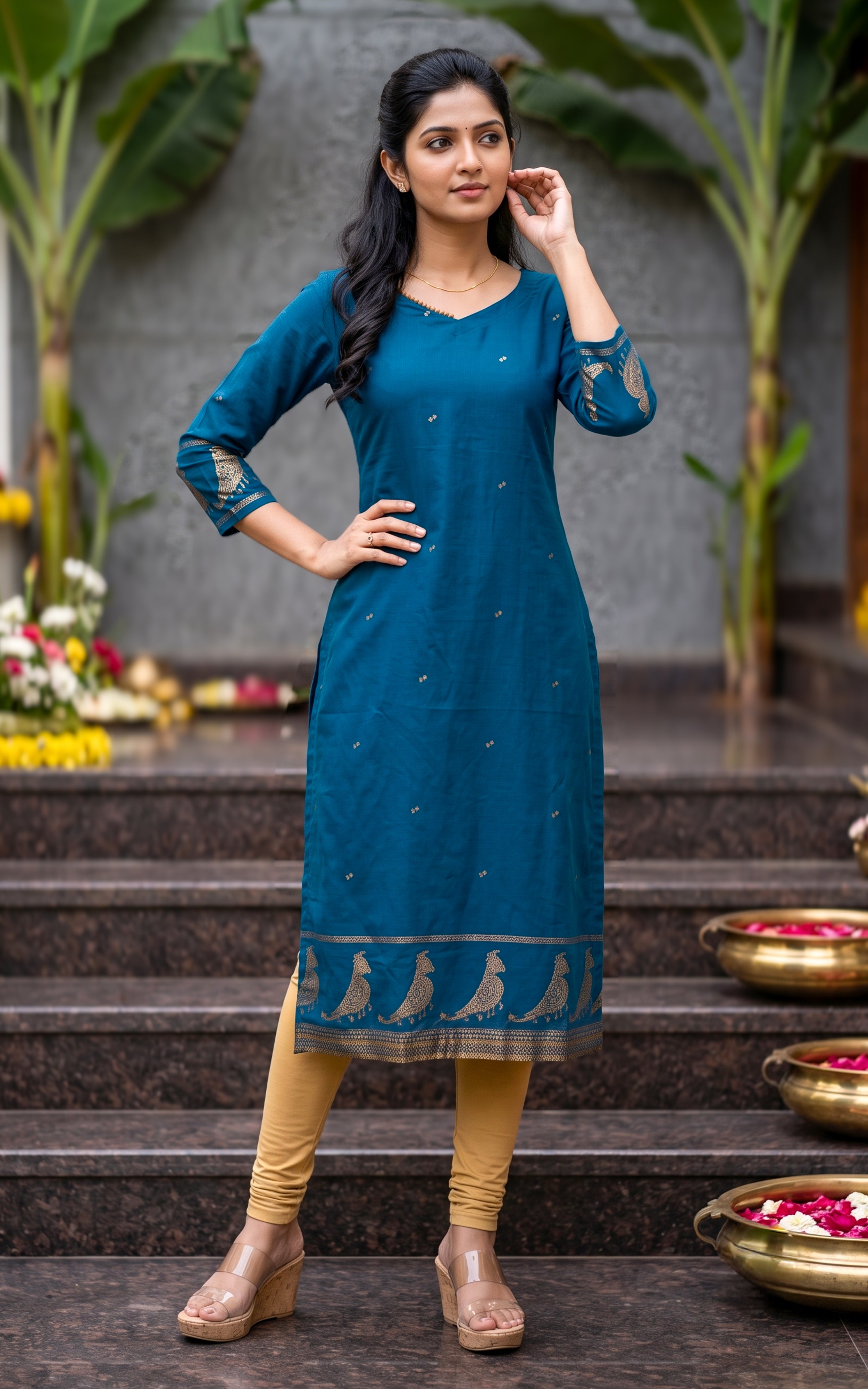 Paingili Blue (Only Kurti)