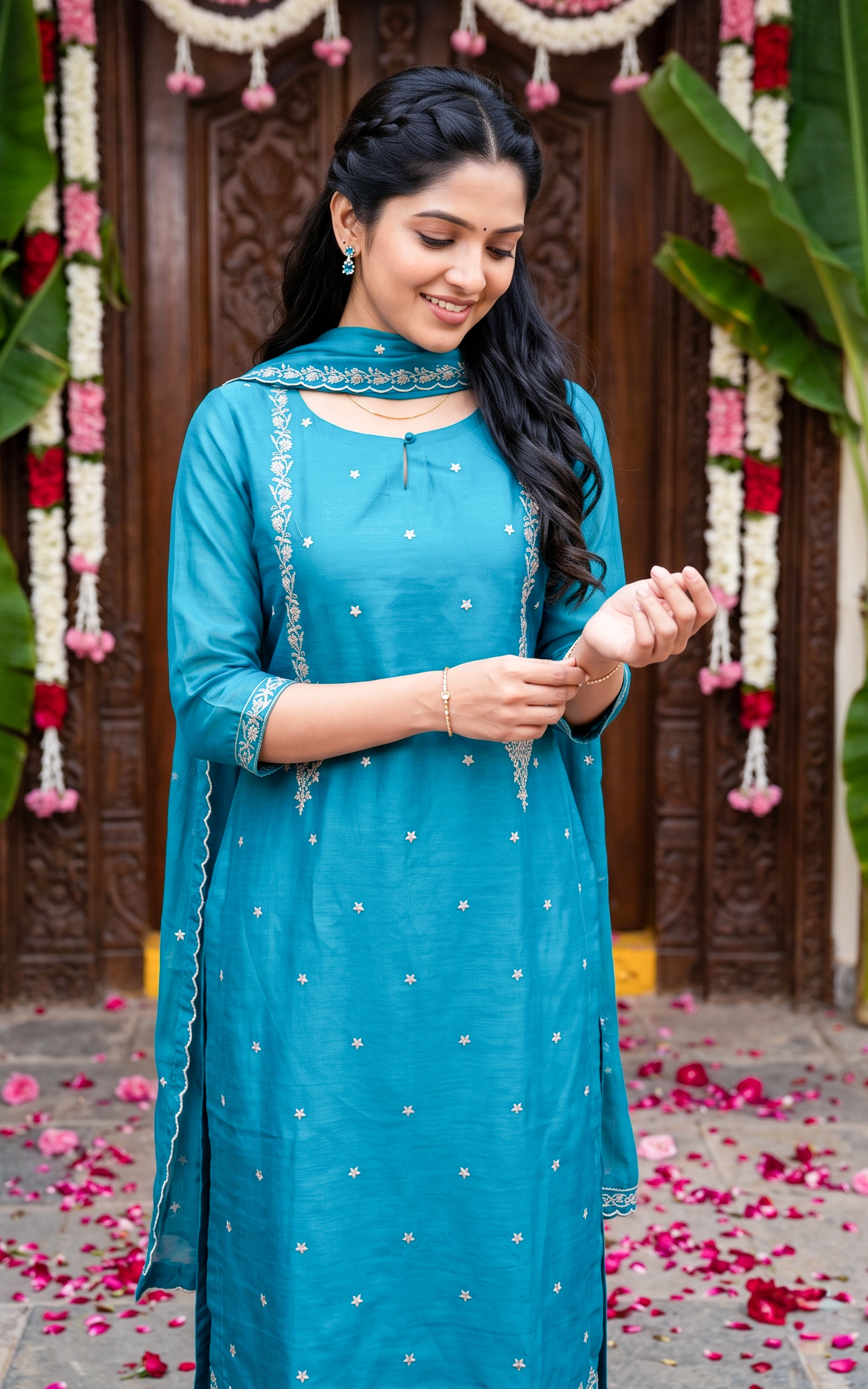 Gabriela (Kurti+Pant+Dupatta)