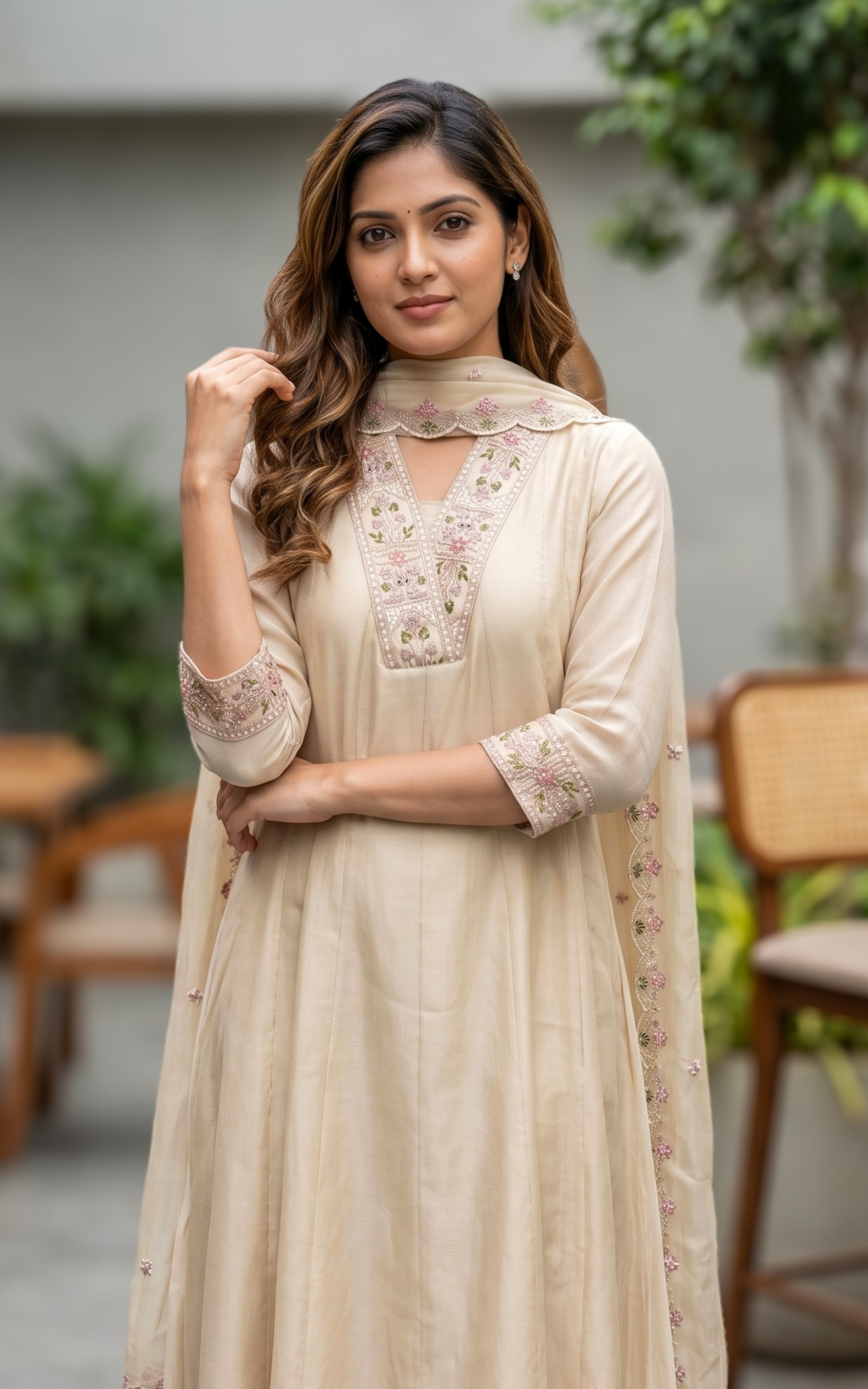 Panimalar A (Kurti+Dupatta)