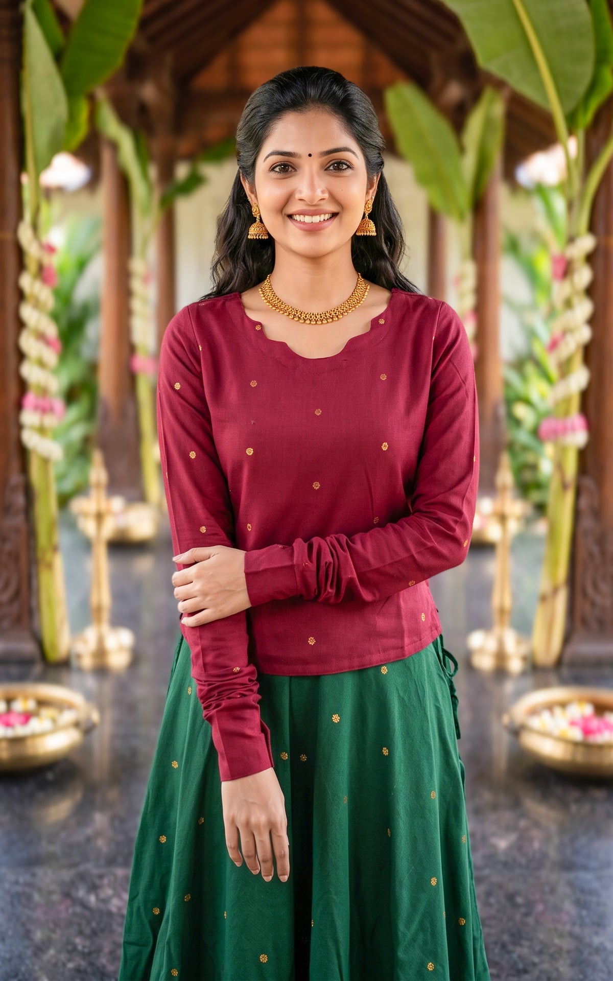 Soundariya Skirt Set