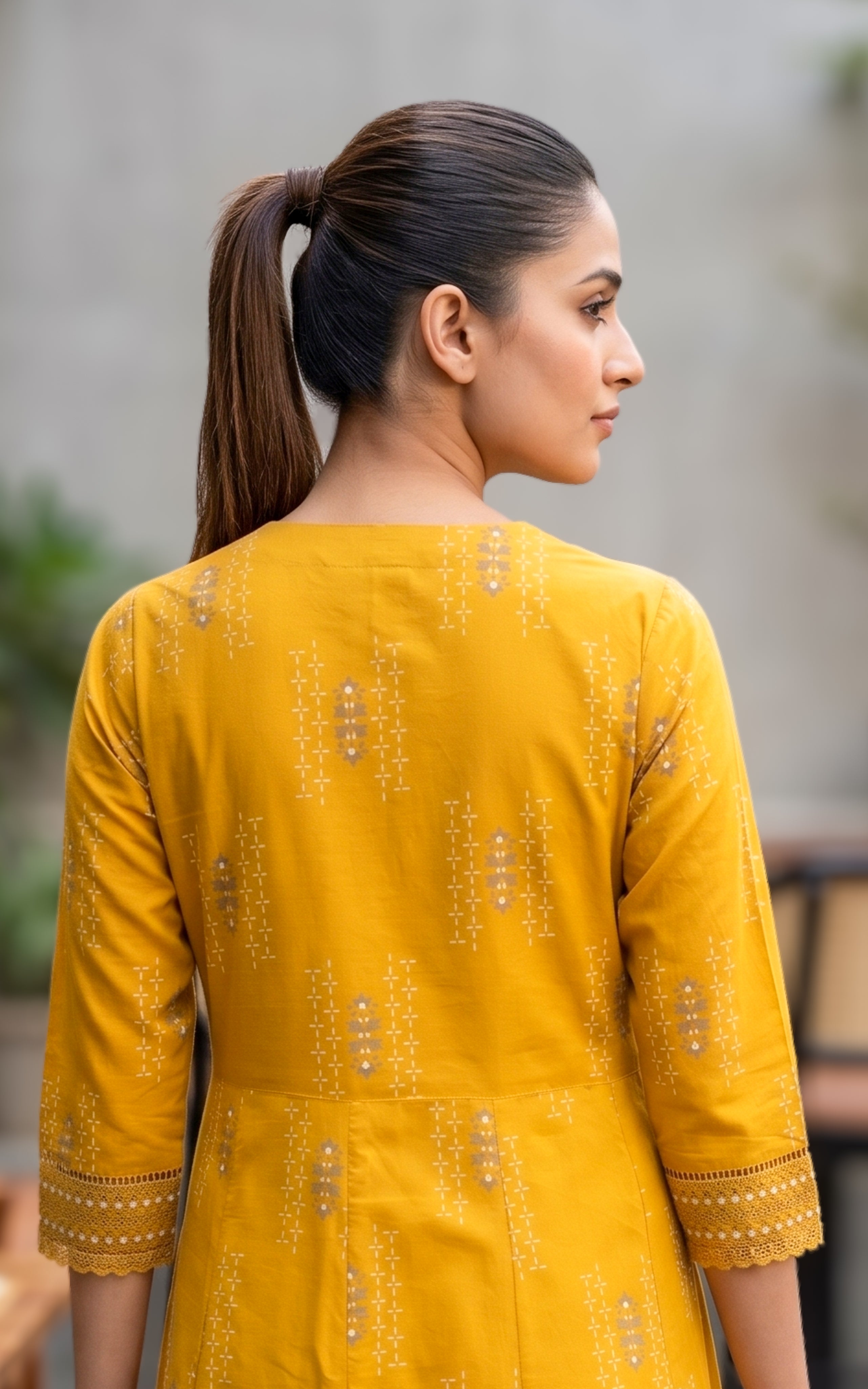 Sharmila Mustard (Kurti+Pant+Dupatta)