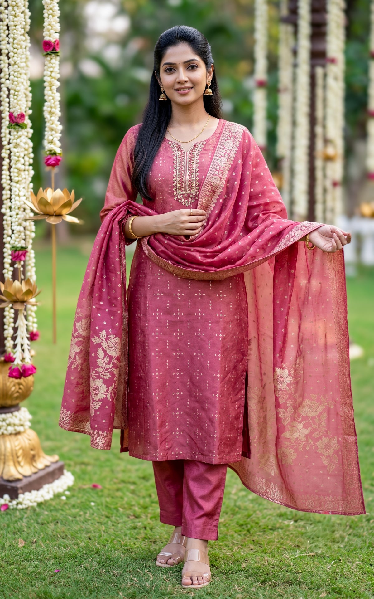 Jayasudha (Kurti+Pant+Dupatta)