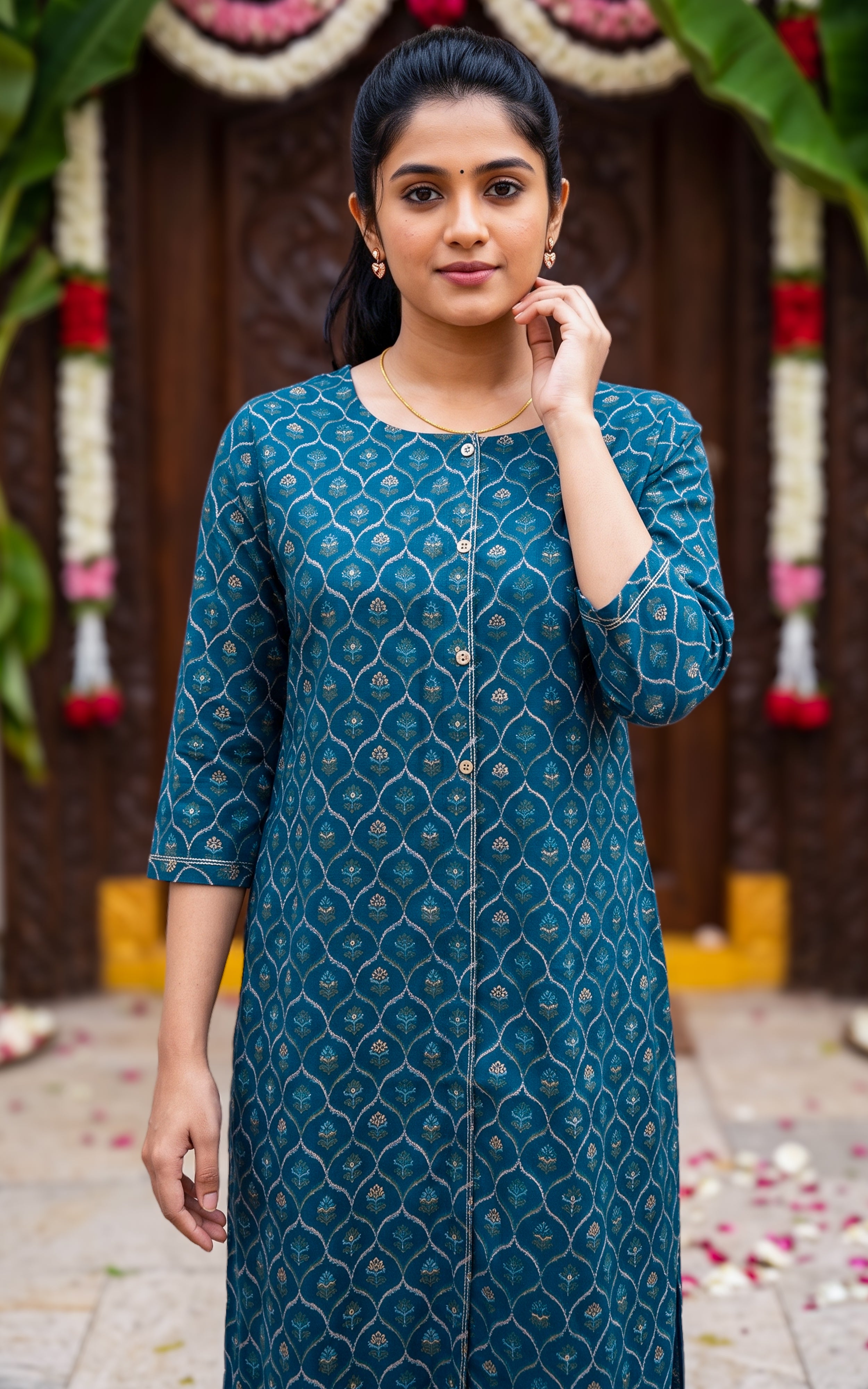 Girika Teal Blue