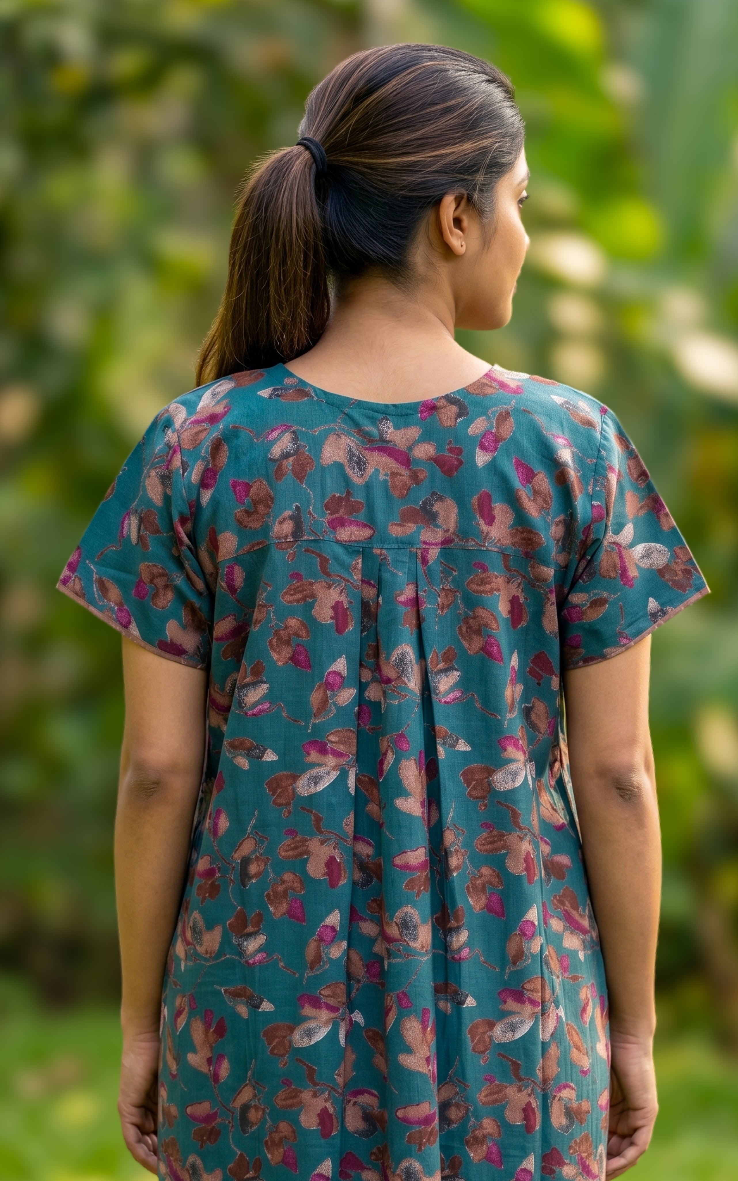 Cotton Straight Fit Nighty-160SS10B