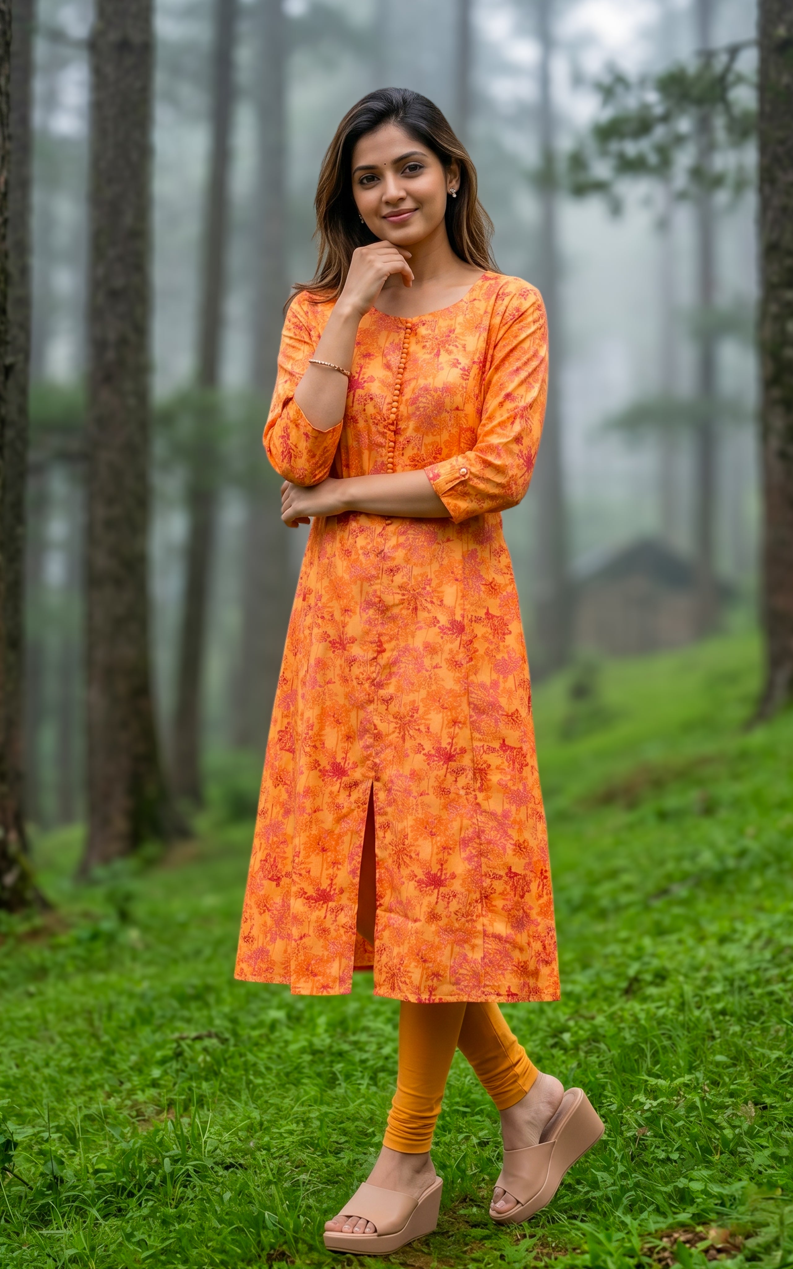 Trendy georgette kurti for women