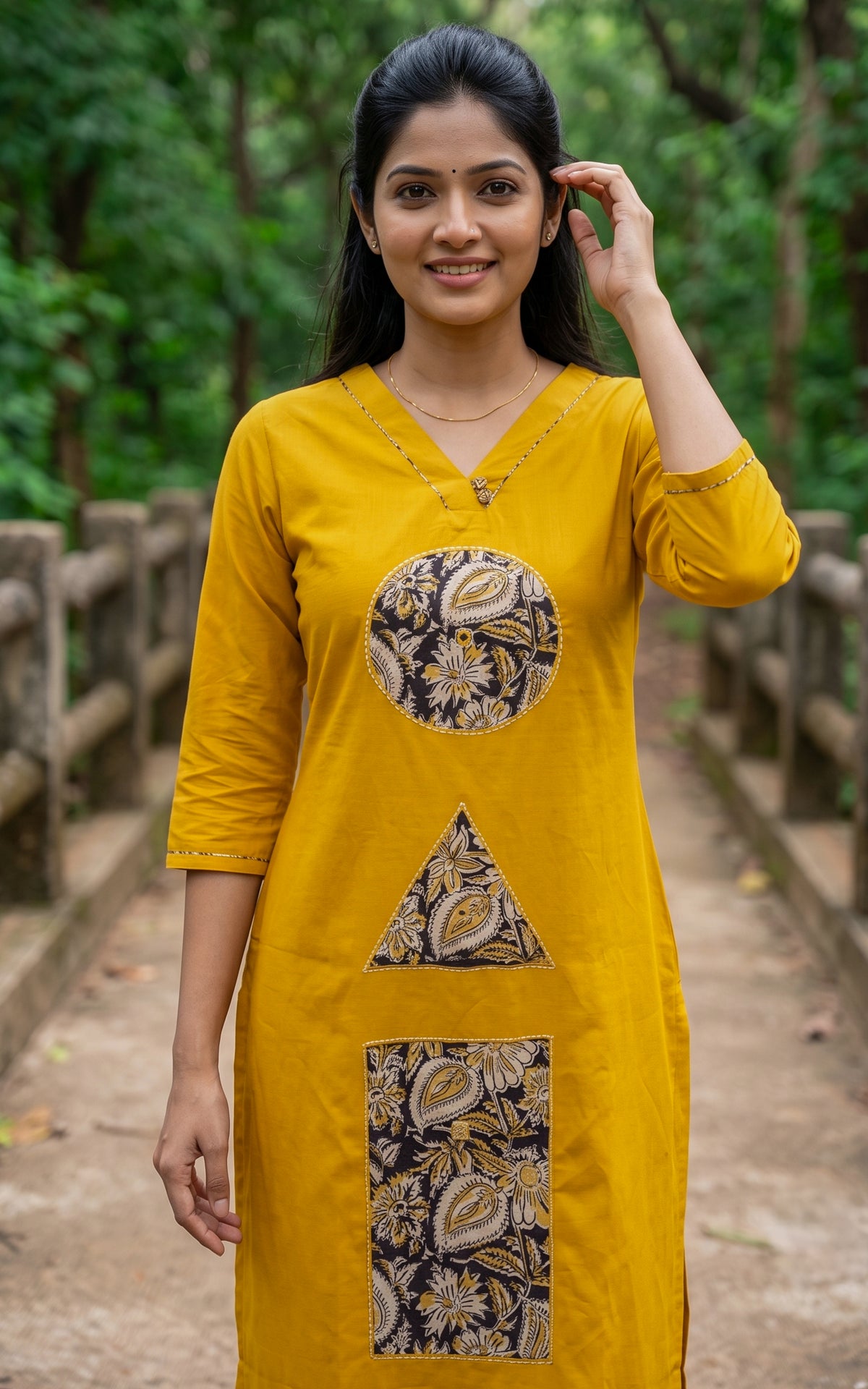 Boomika Yellow (Kurti+Pant)
