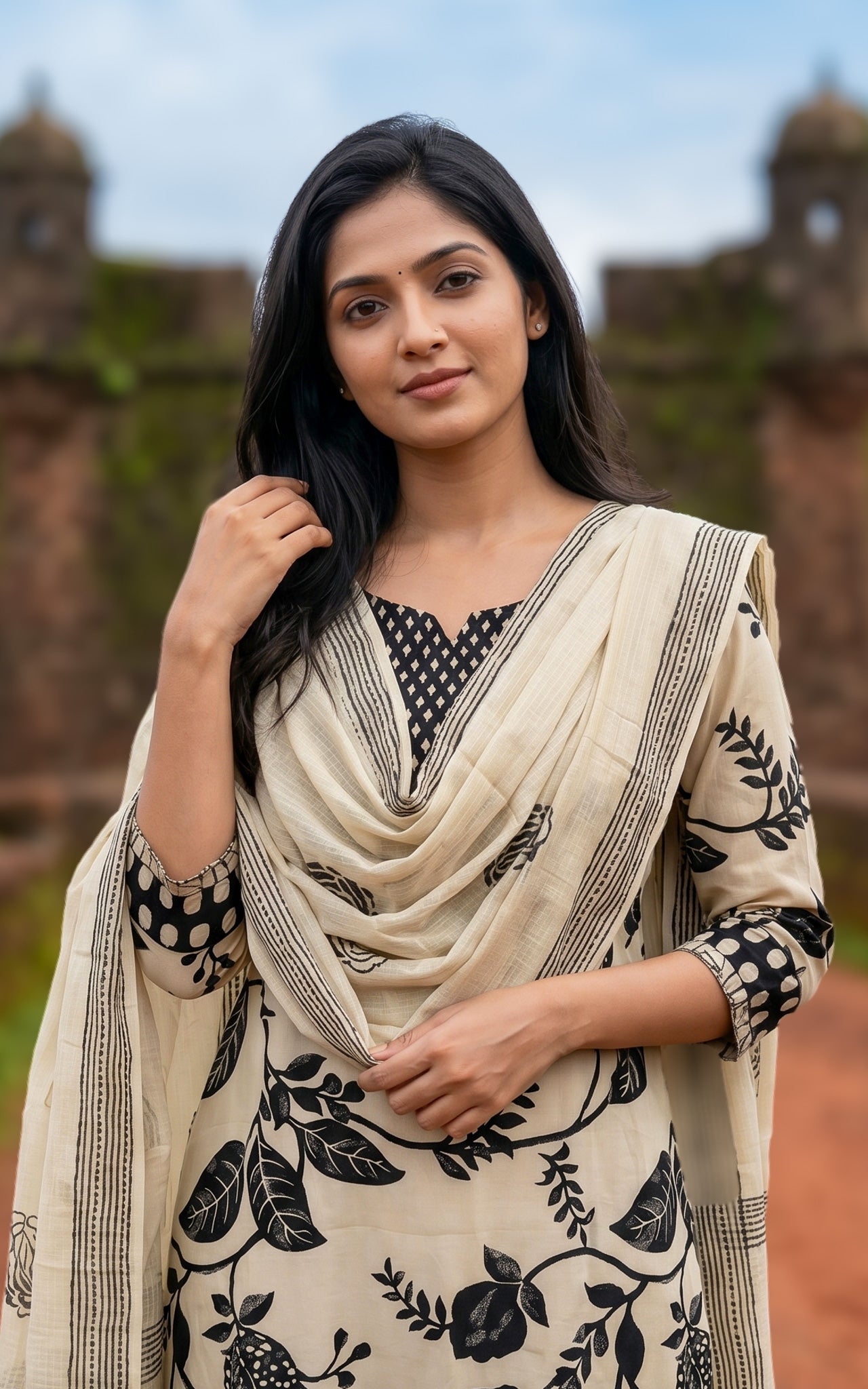 Yathisai (Kurti+Pant+Dupatta)
