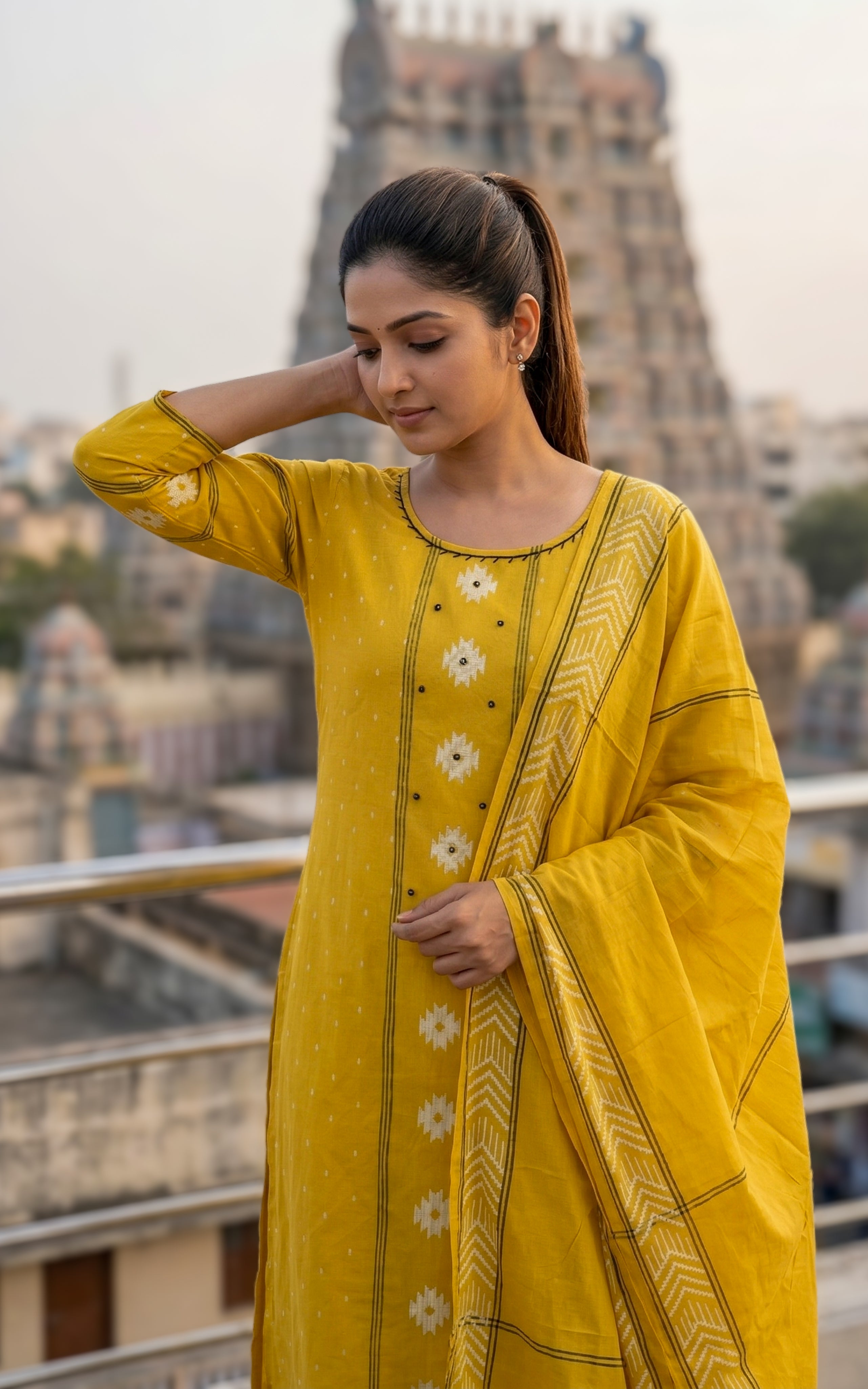 Rachel (Kurti+Pant+Dupatta)