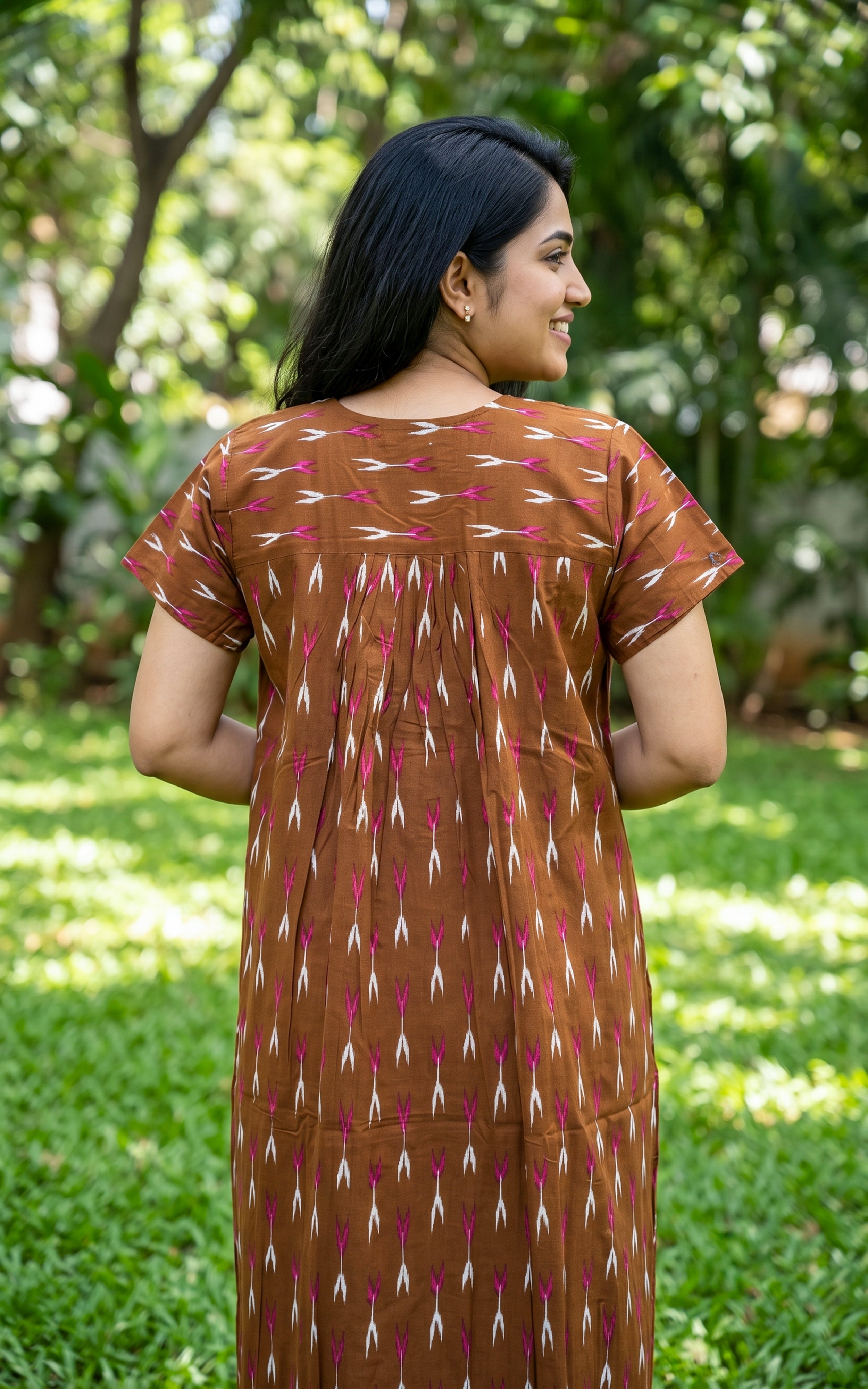 Cotton Straight Fit Nighty-164SS9