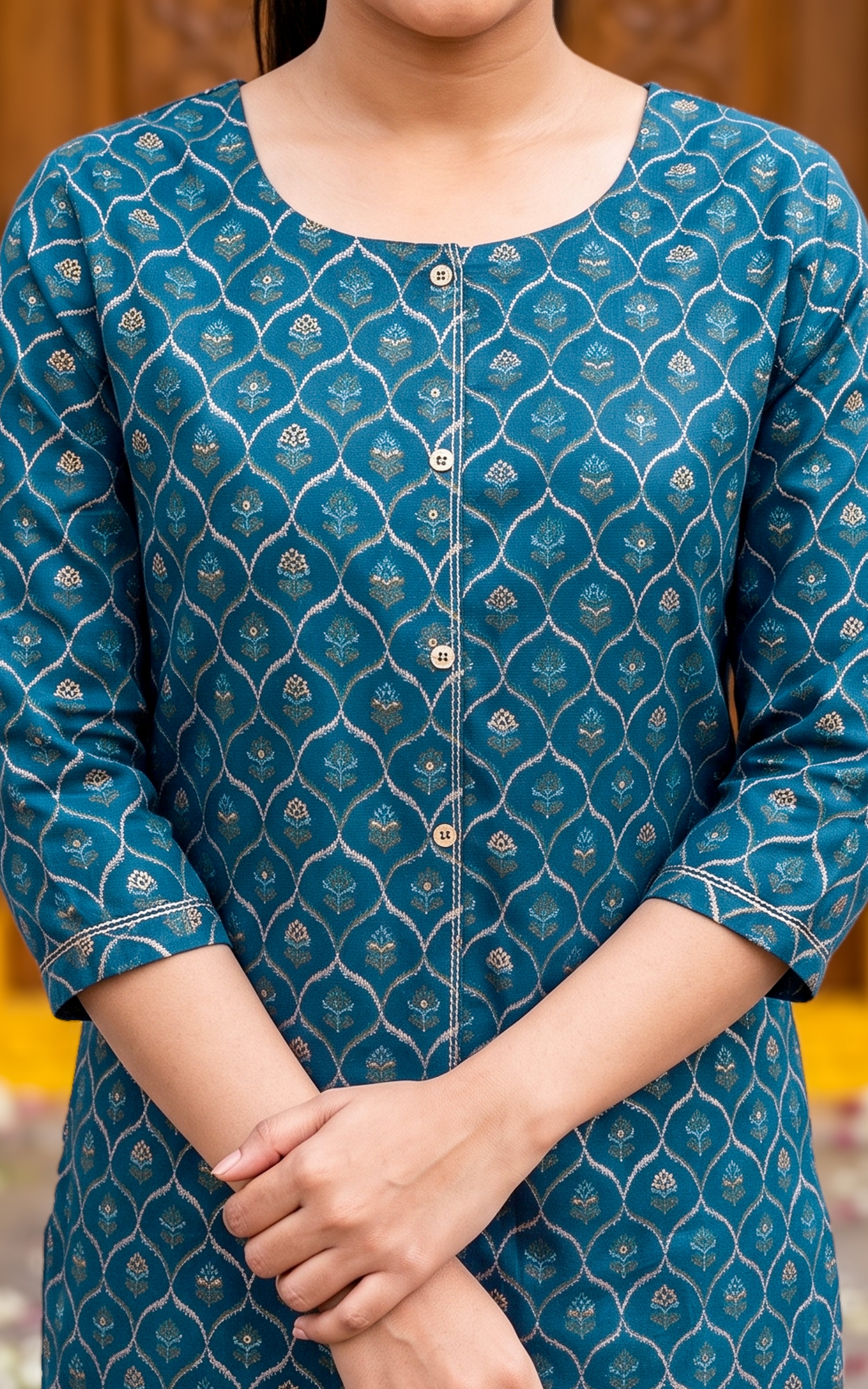 Girika Teal Blue