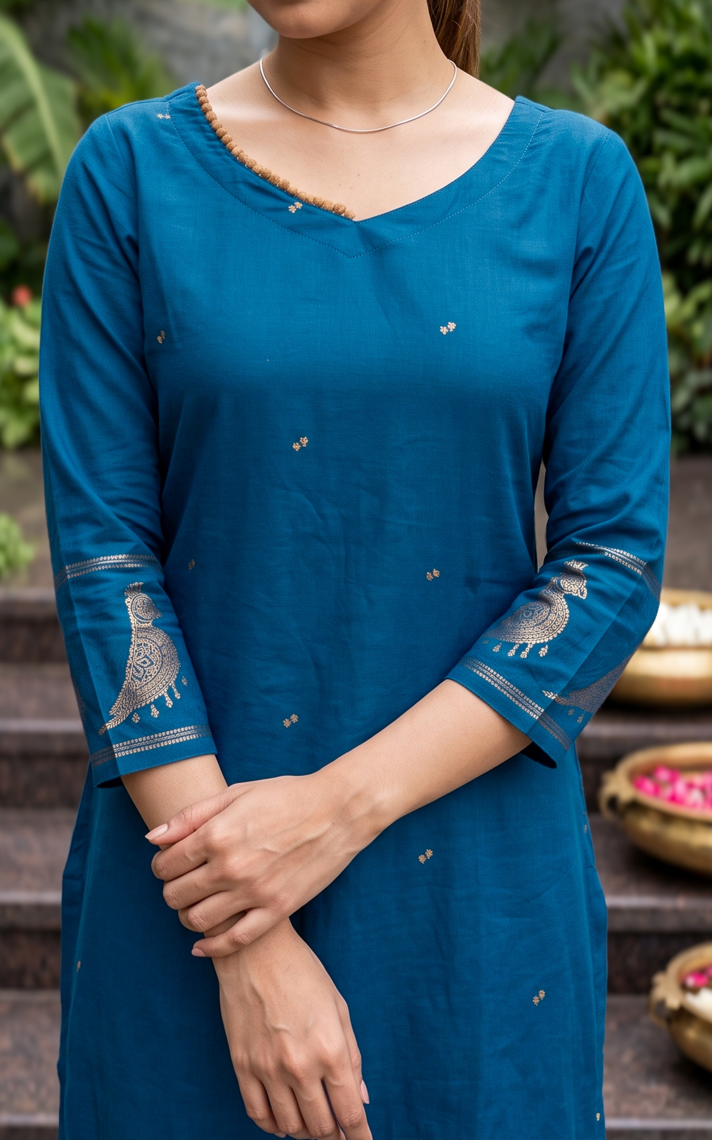 Paingili Blue (Only Kurti)