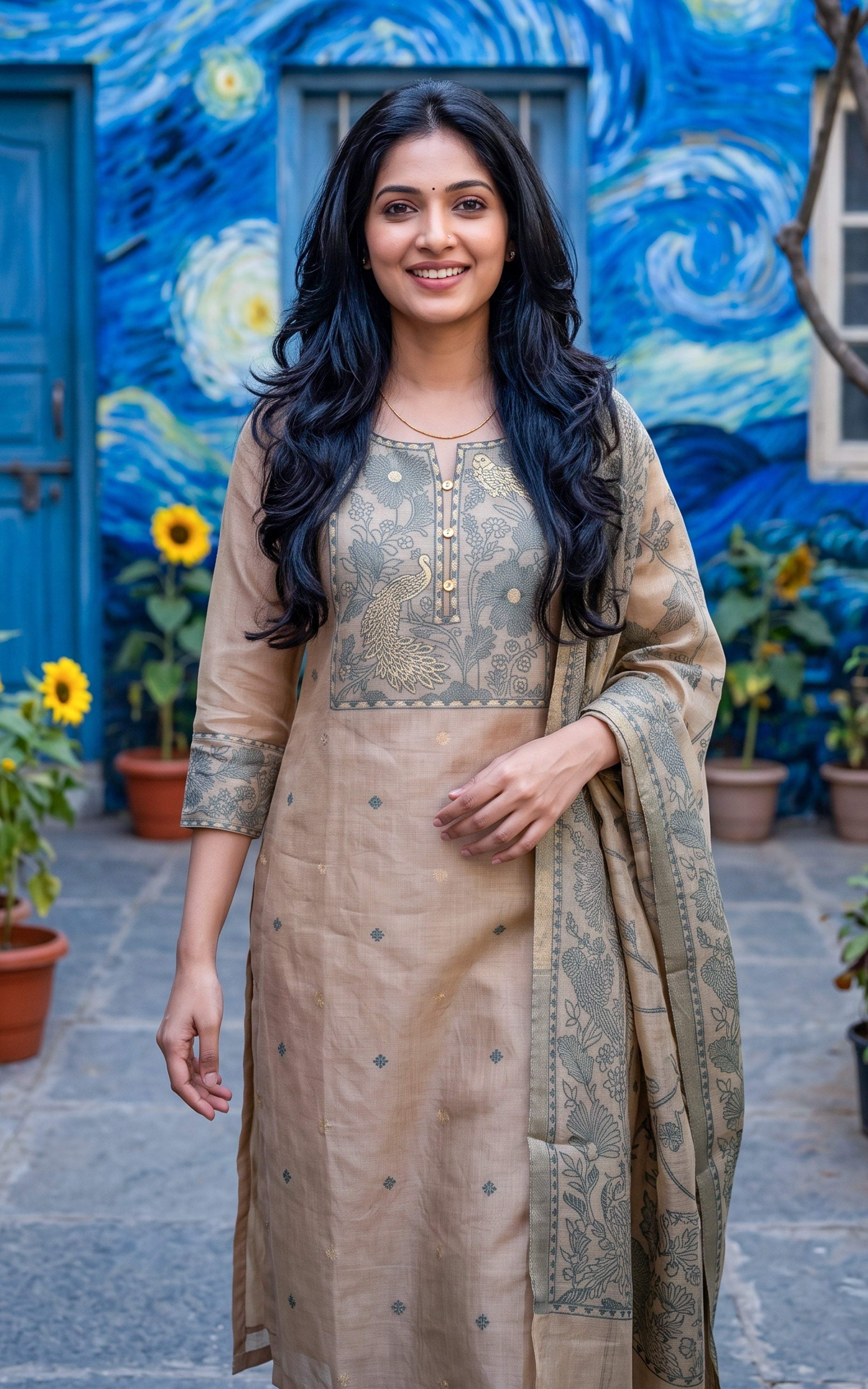 Bhavani (Kurti+Pant+Dupatta)
