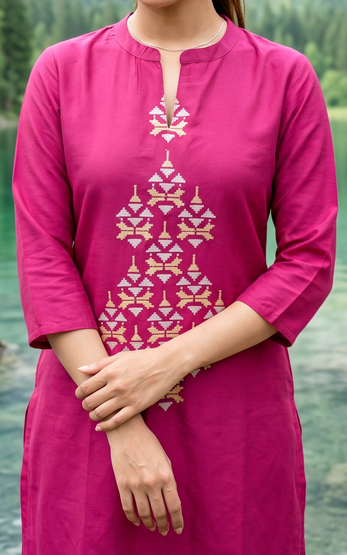 Monisha Dark Magenta
