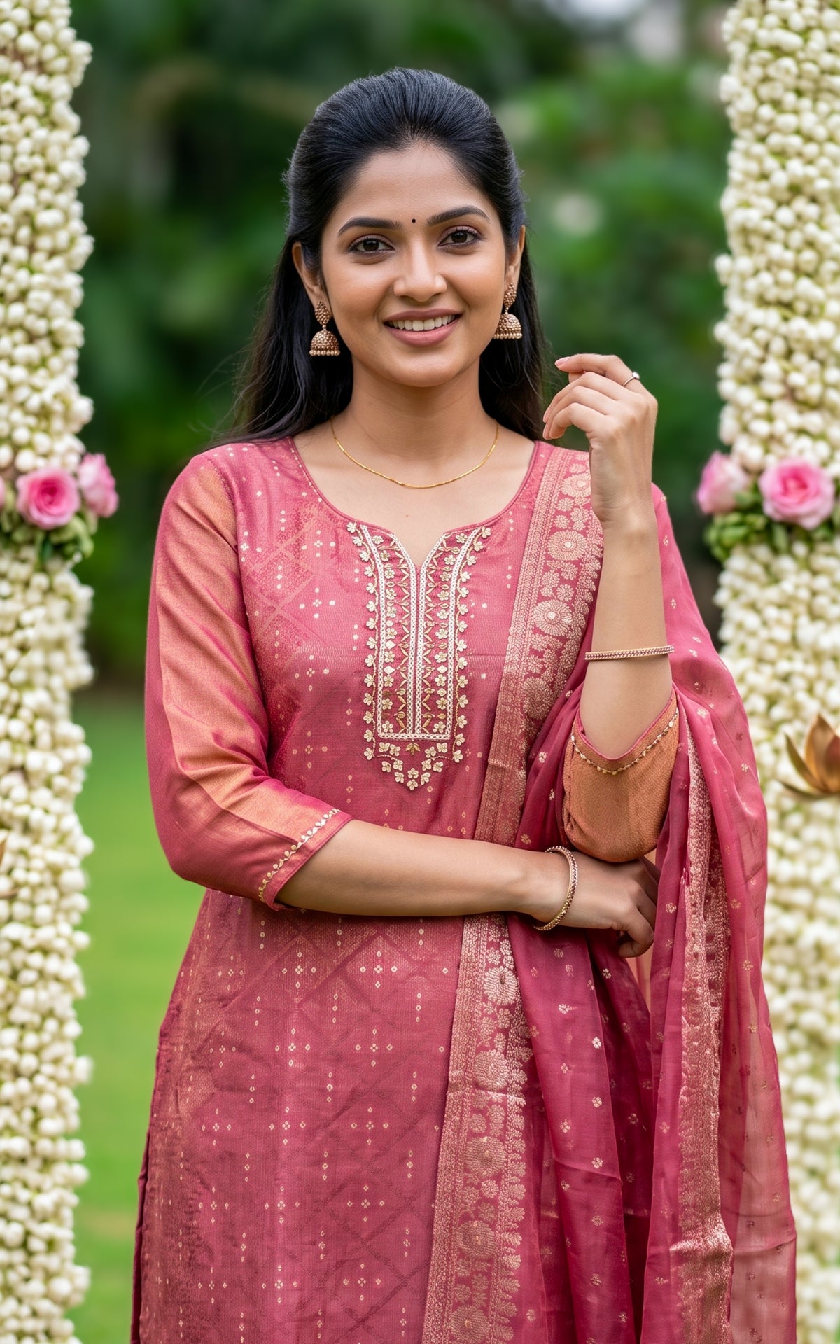 Jayasudha (Kurti+Pant+Dupatta)