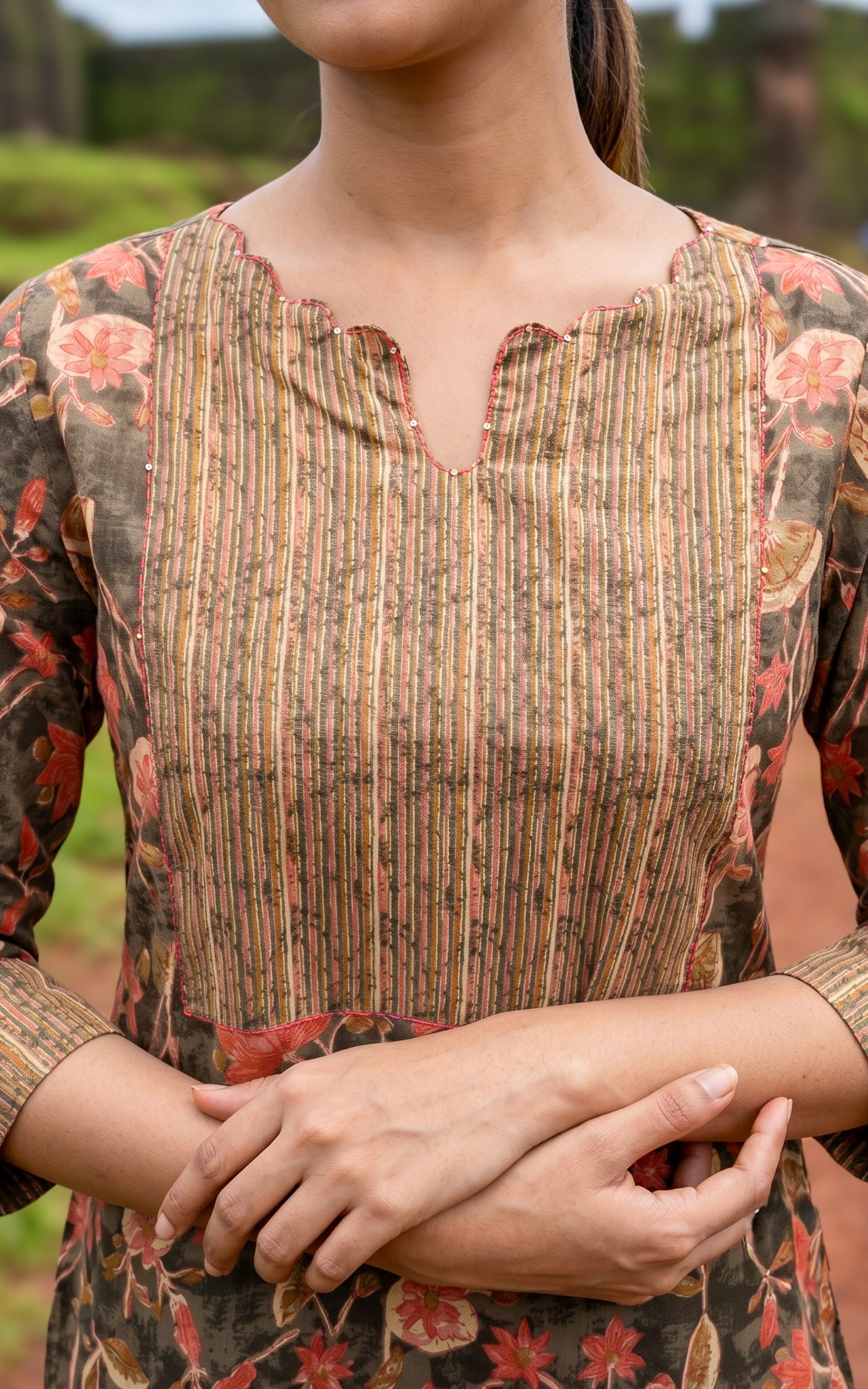 Mirudhula A (Kurti+Pant+Dupatta)