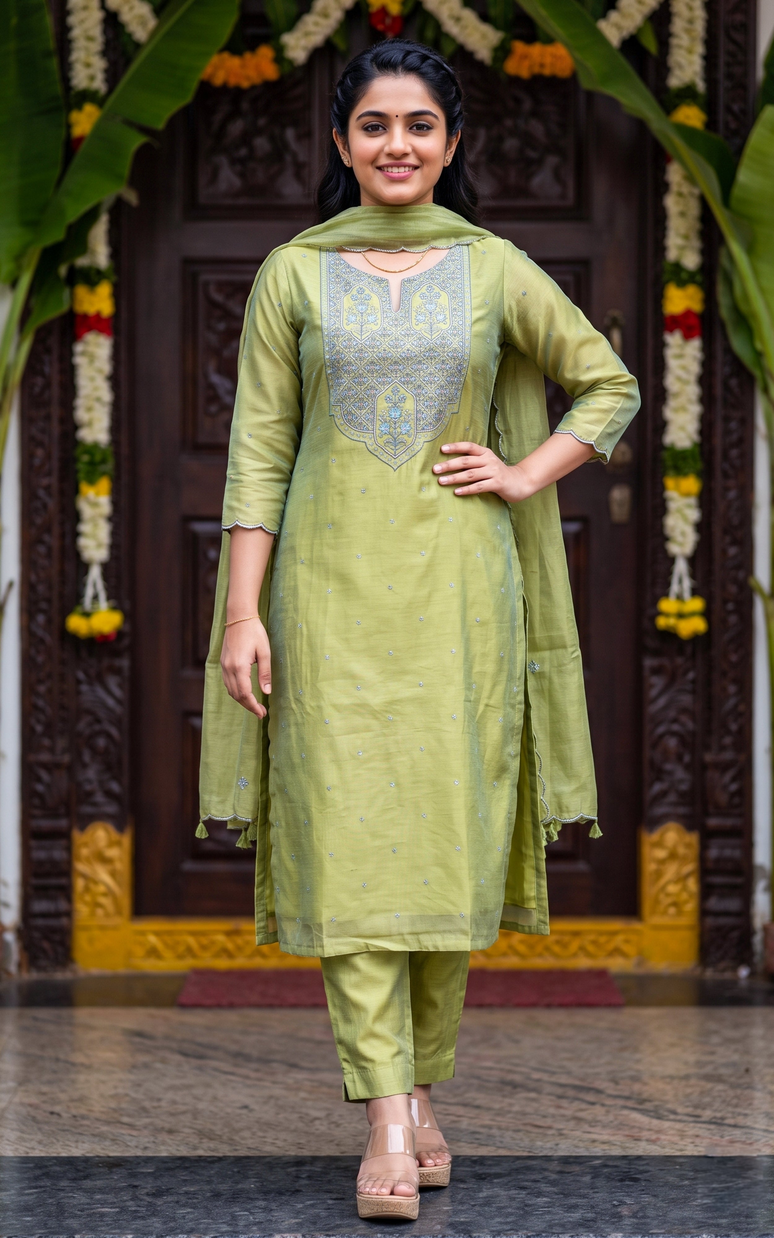 Harini (Kurti+Pant+Dupatta)