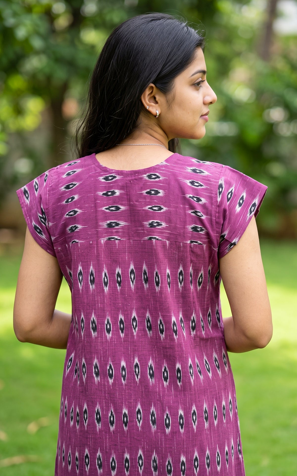 Cotton Straight Fit Nighty-165SS7