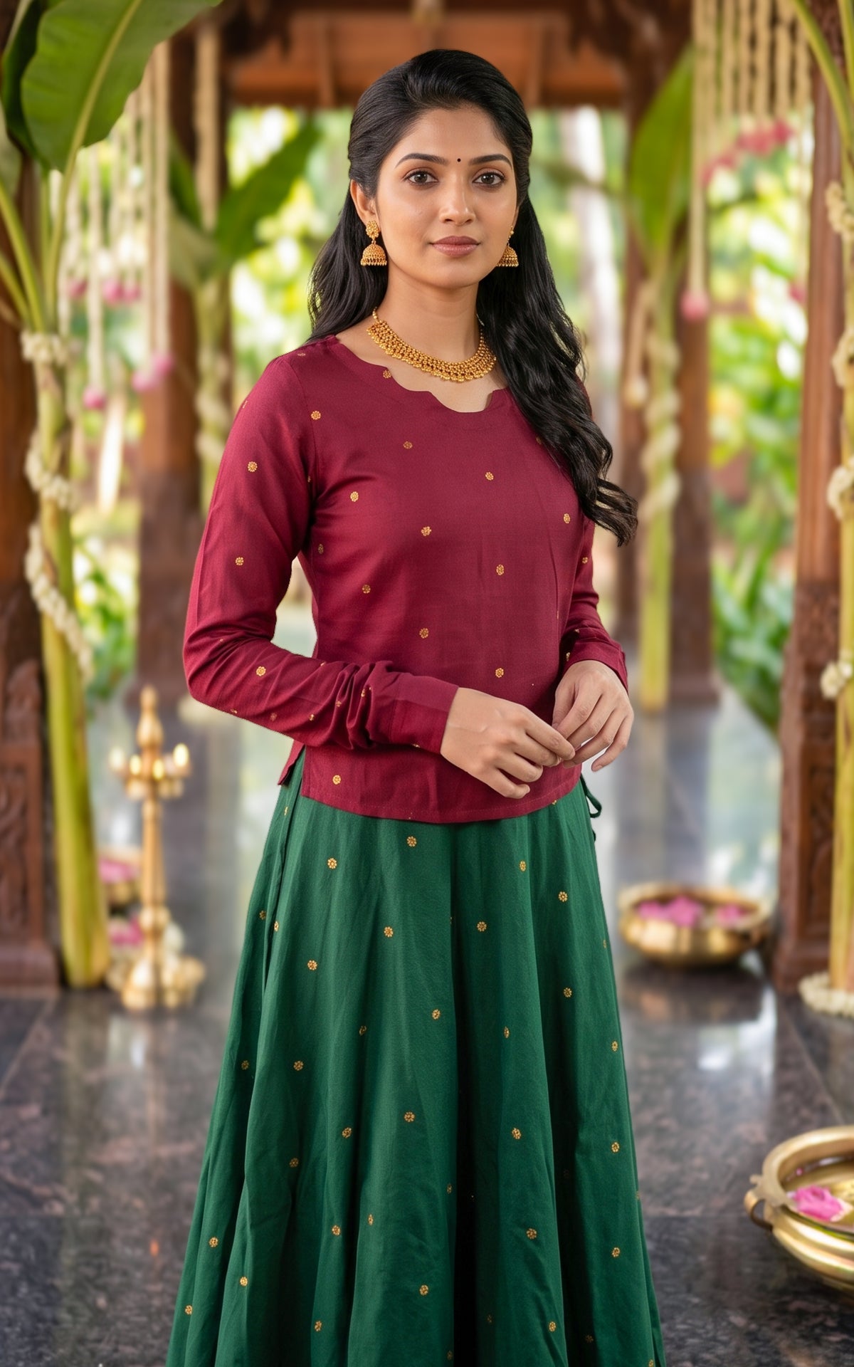 Soundariya Skirt Set