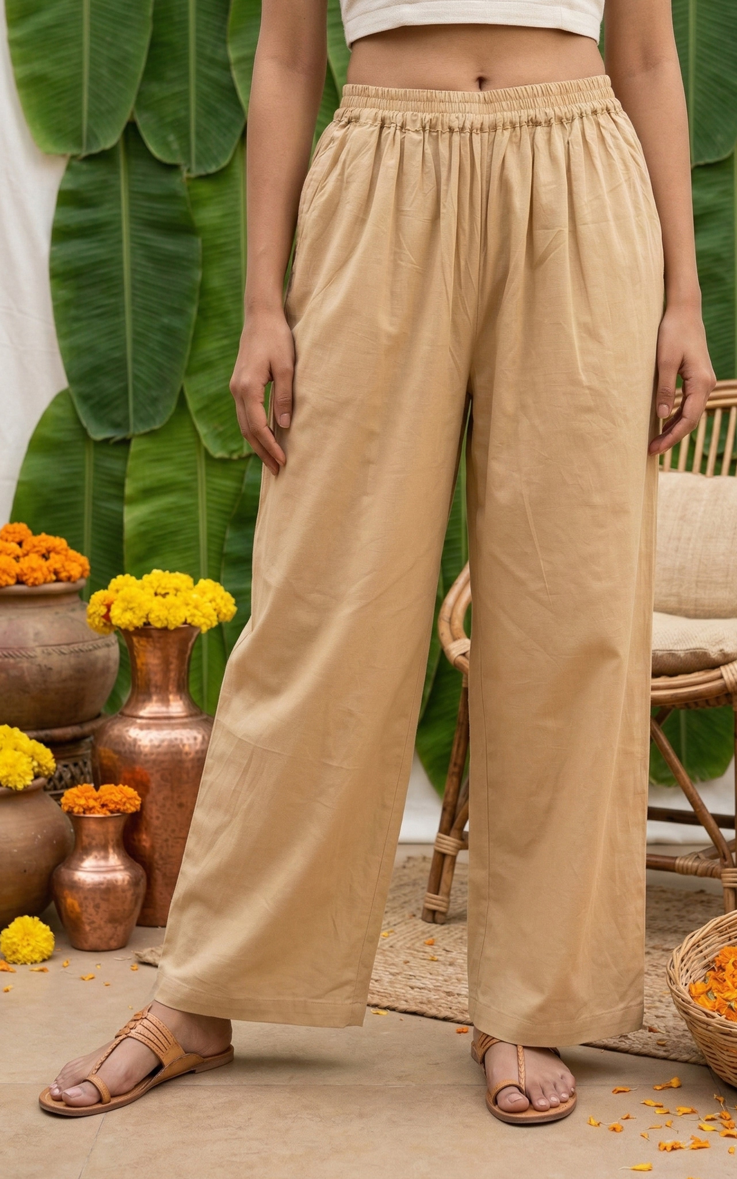 Palazzo Pant Sandal