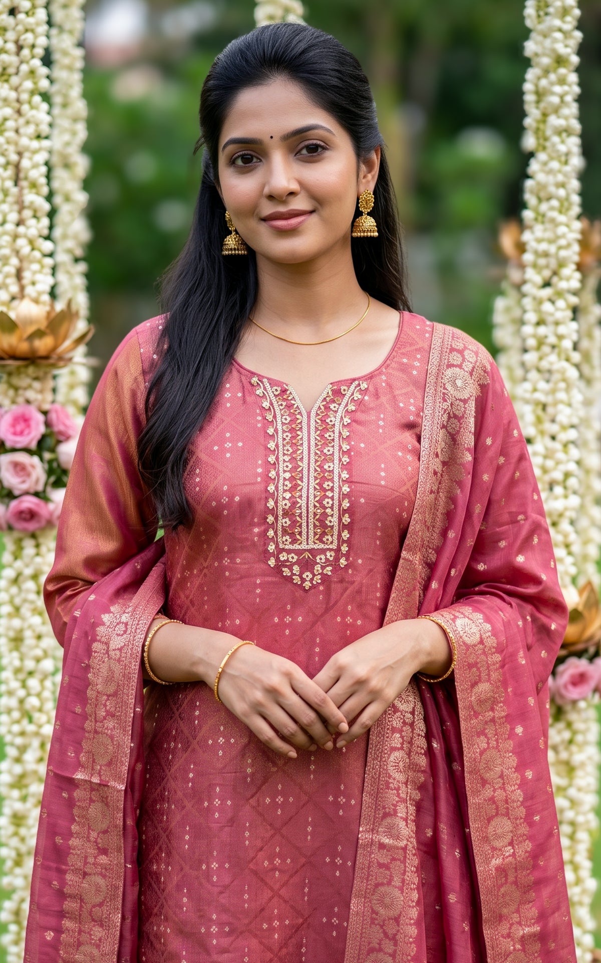 Jayasudha (Kurti+Pant+Dupatta)