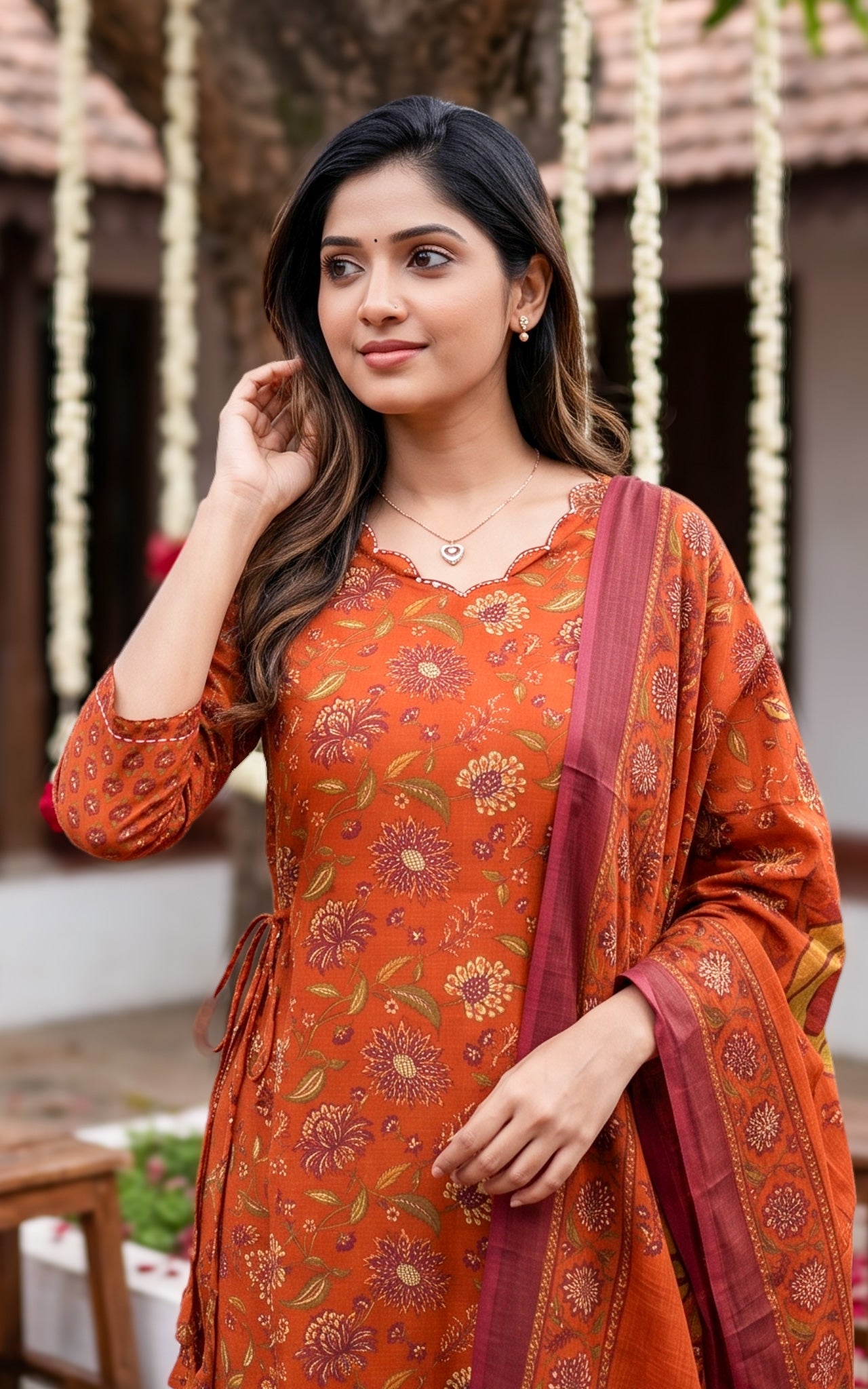 Anuradha B (Kurti+Pant+Dupatta)