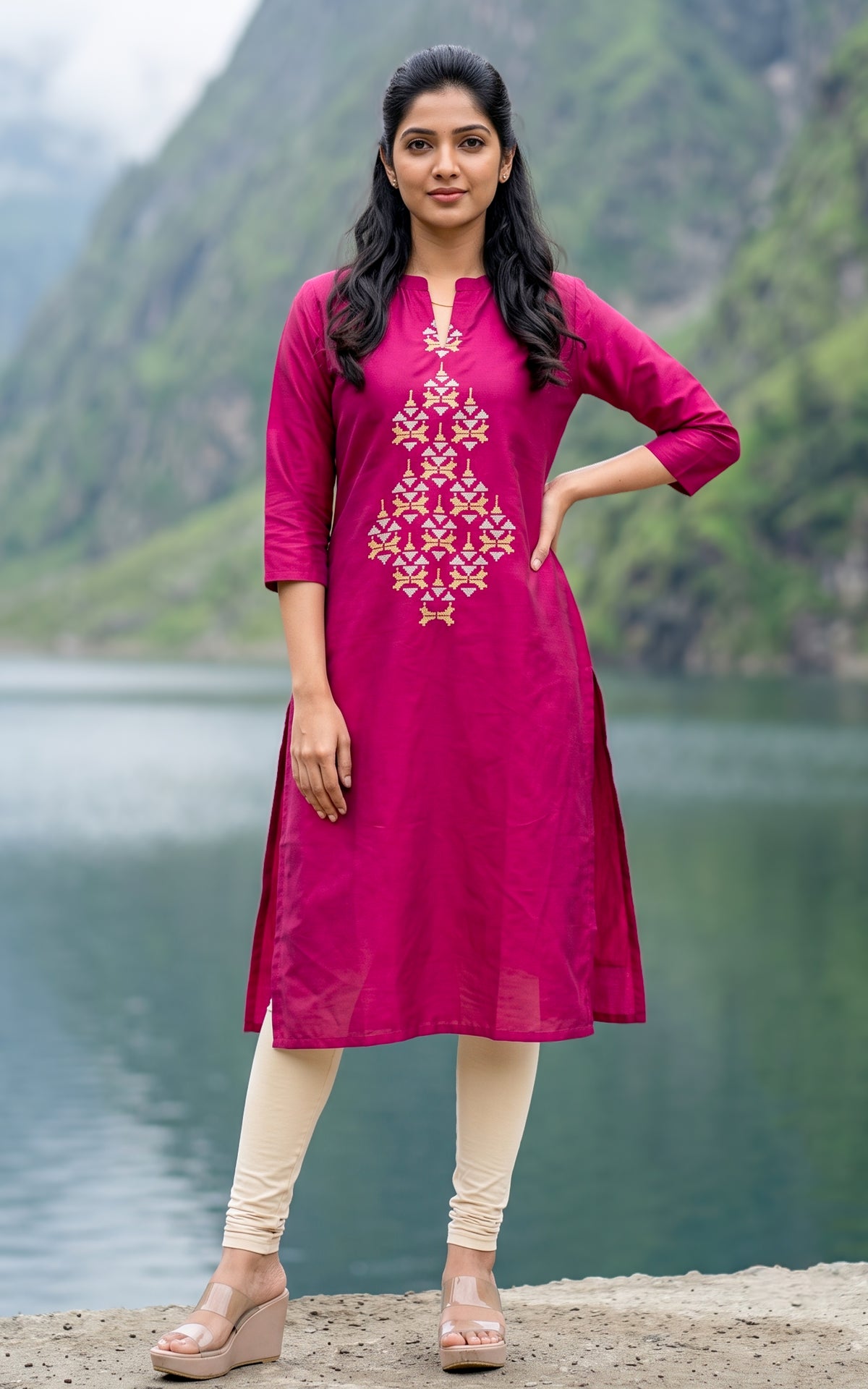 Monisha Dark Magenta