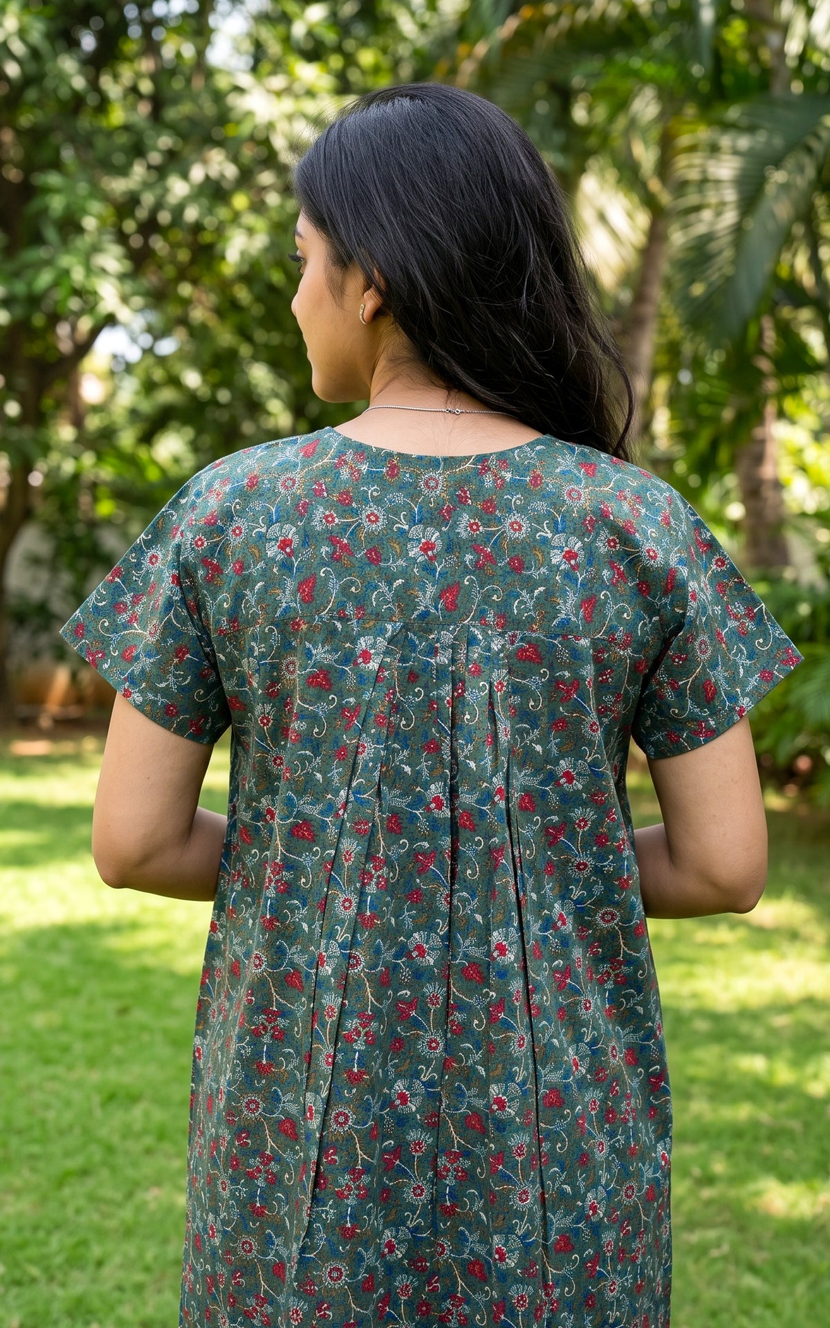 Cotton Straight Fit Nighty-165SS10B