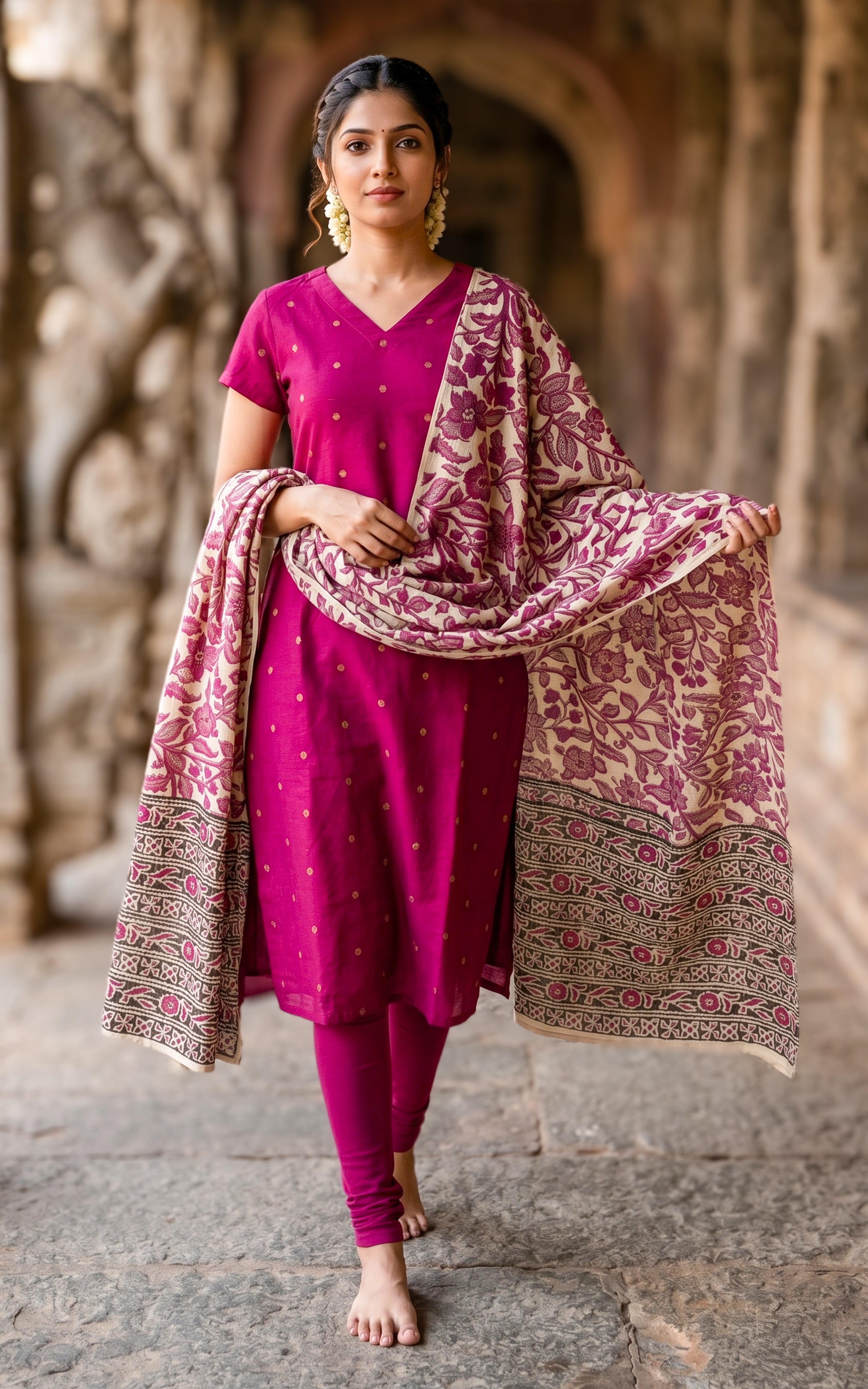 Sudarmozhi (Kurti+Dupatta)