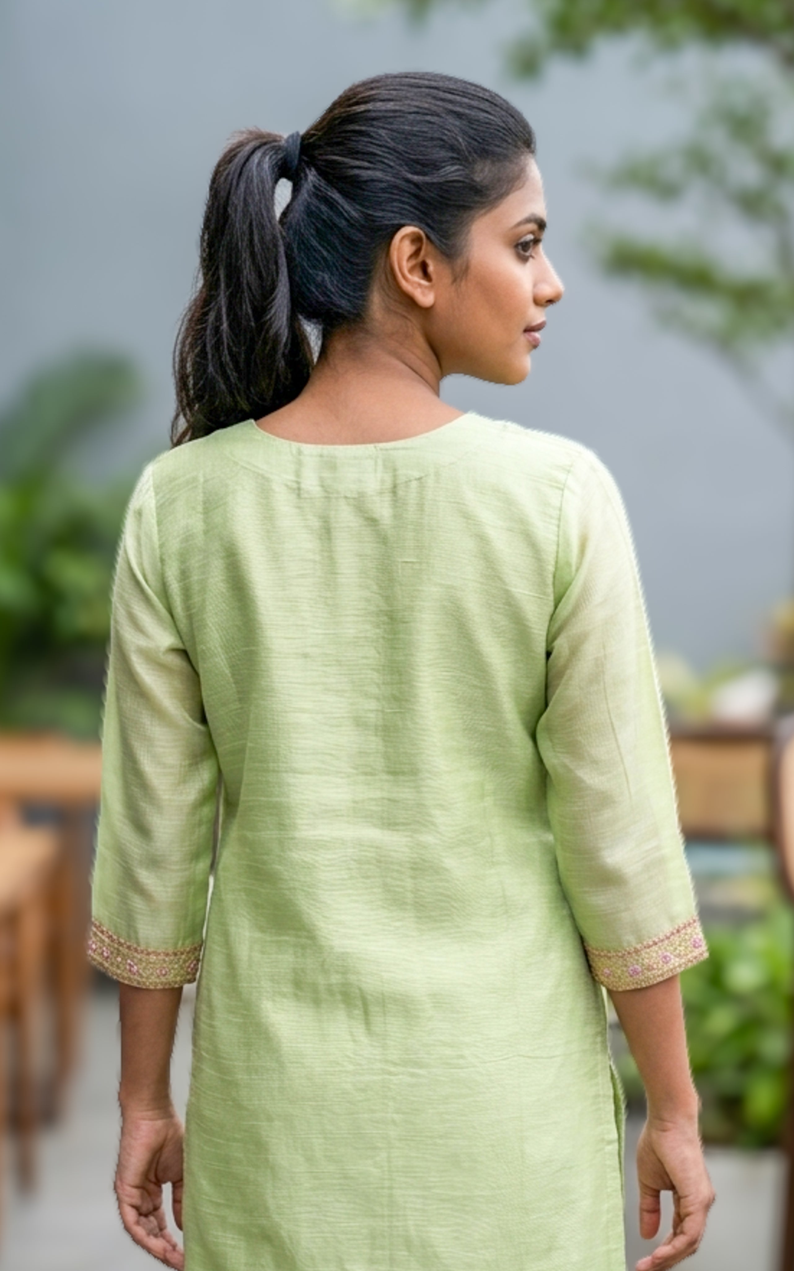 Nayagi A (Kurti+Pant+Dupatta)