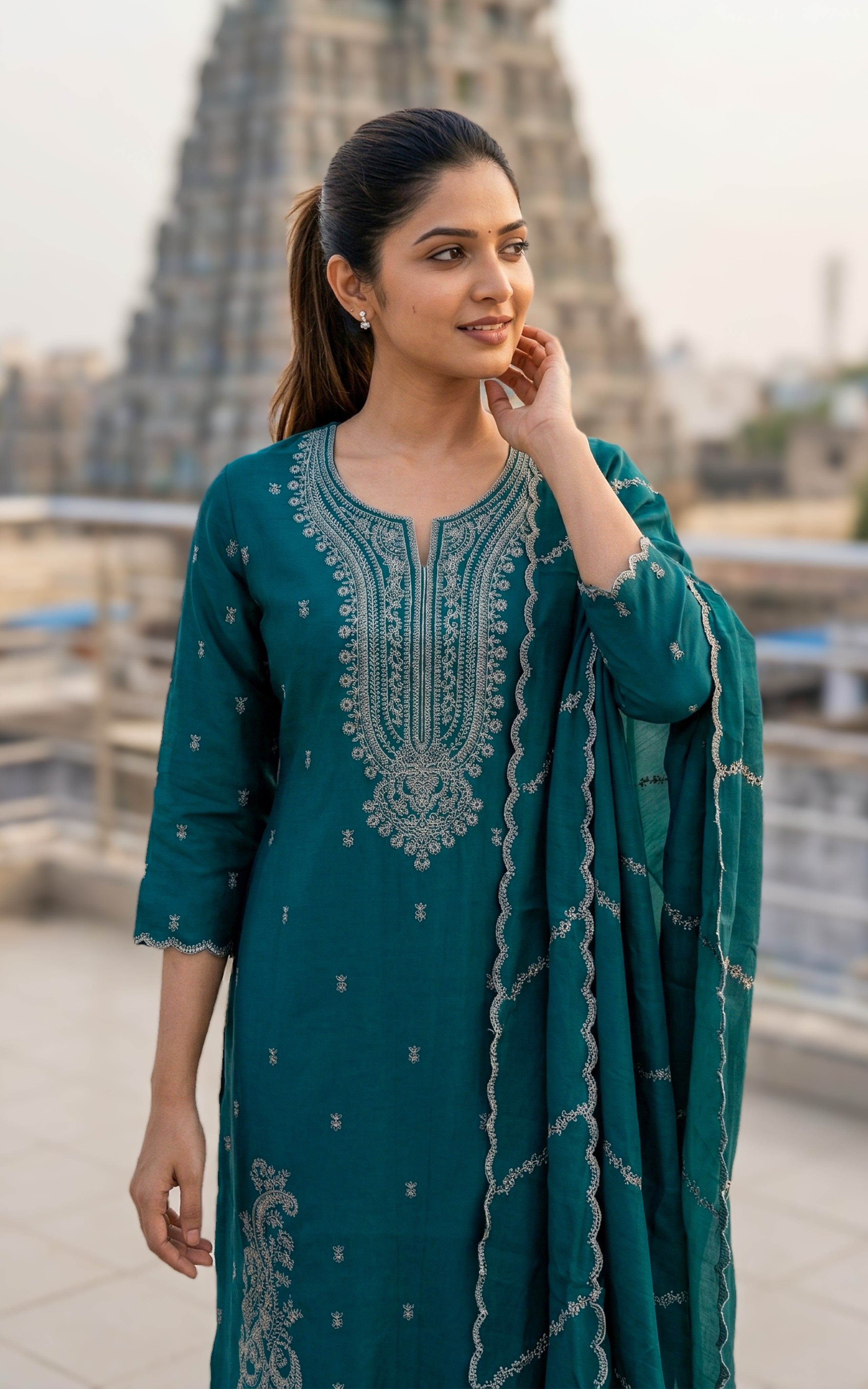 Angel (Kurti+Pant+Dupatta)