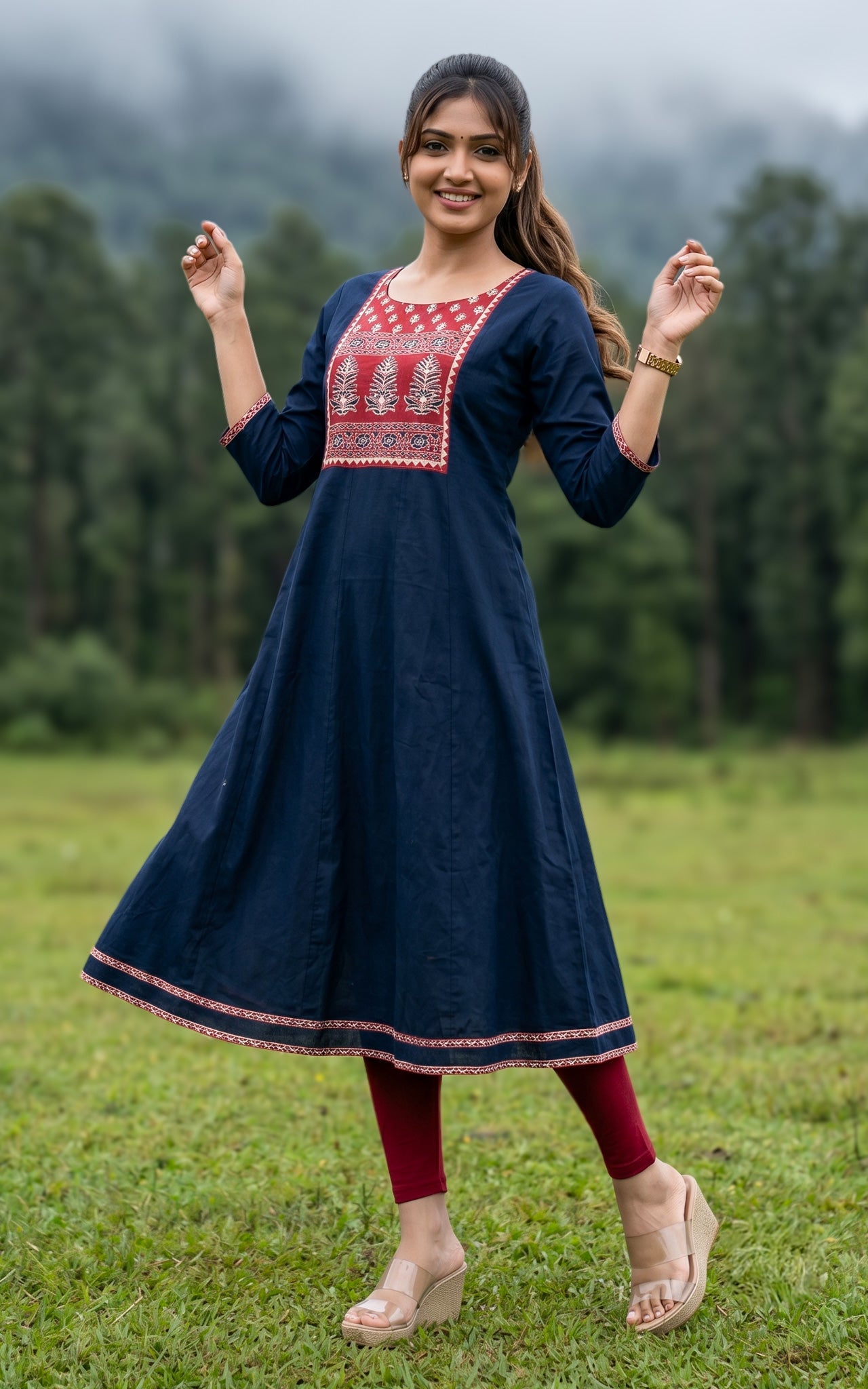 Renuka Navy Blue