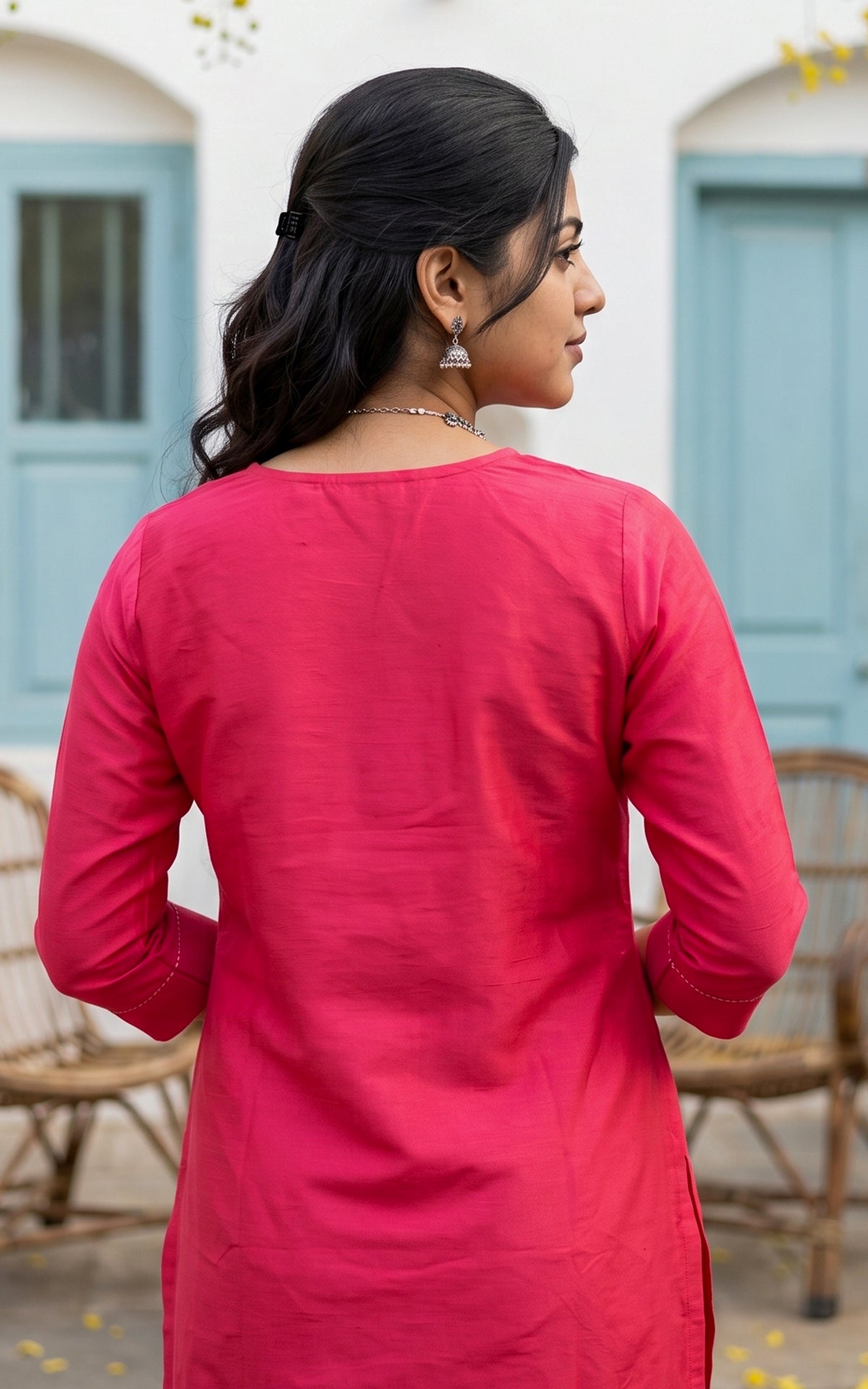 Harnika Hibiscus (Kurti+Dupatta)