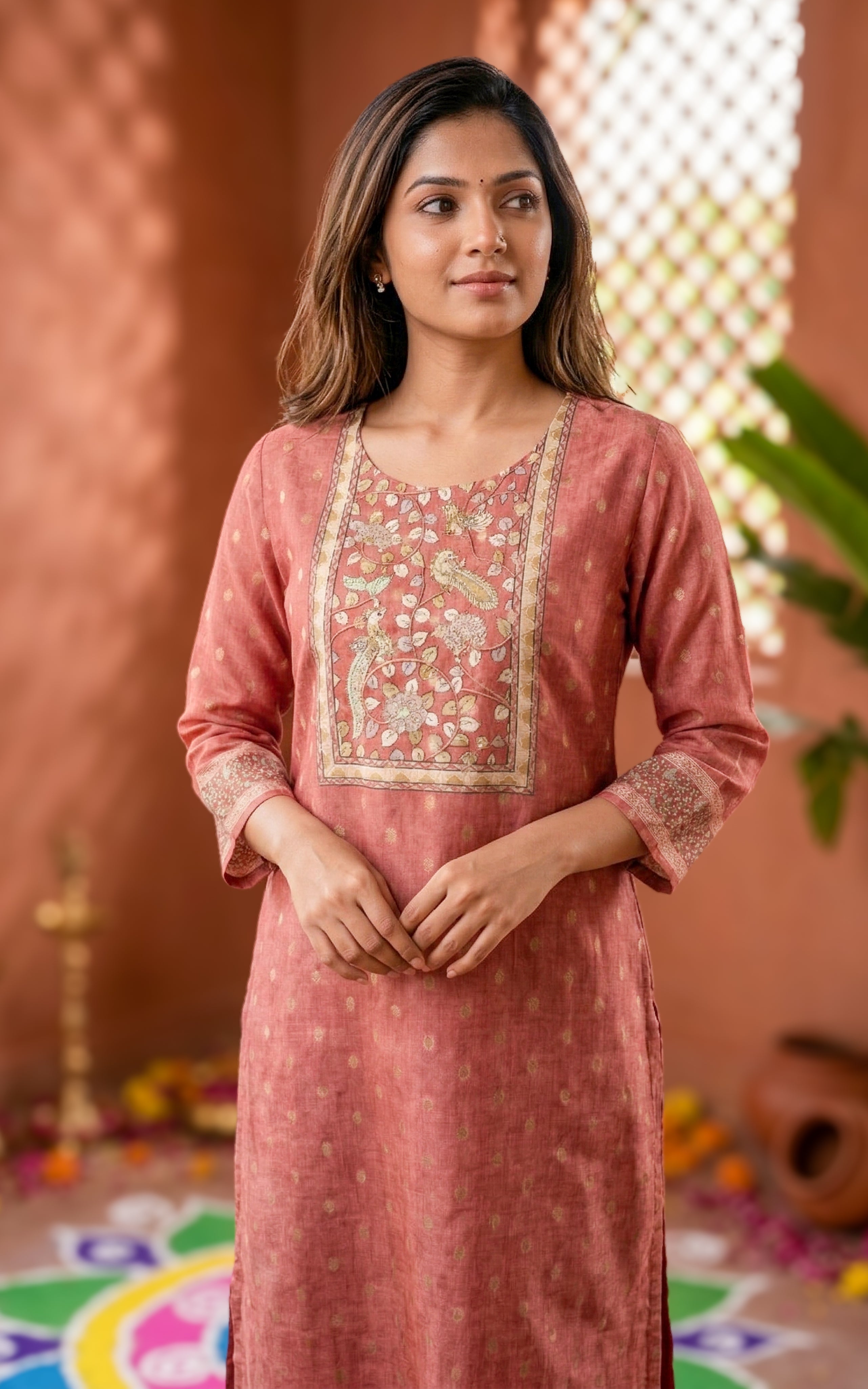 Art Silk Kurti for Women