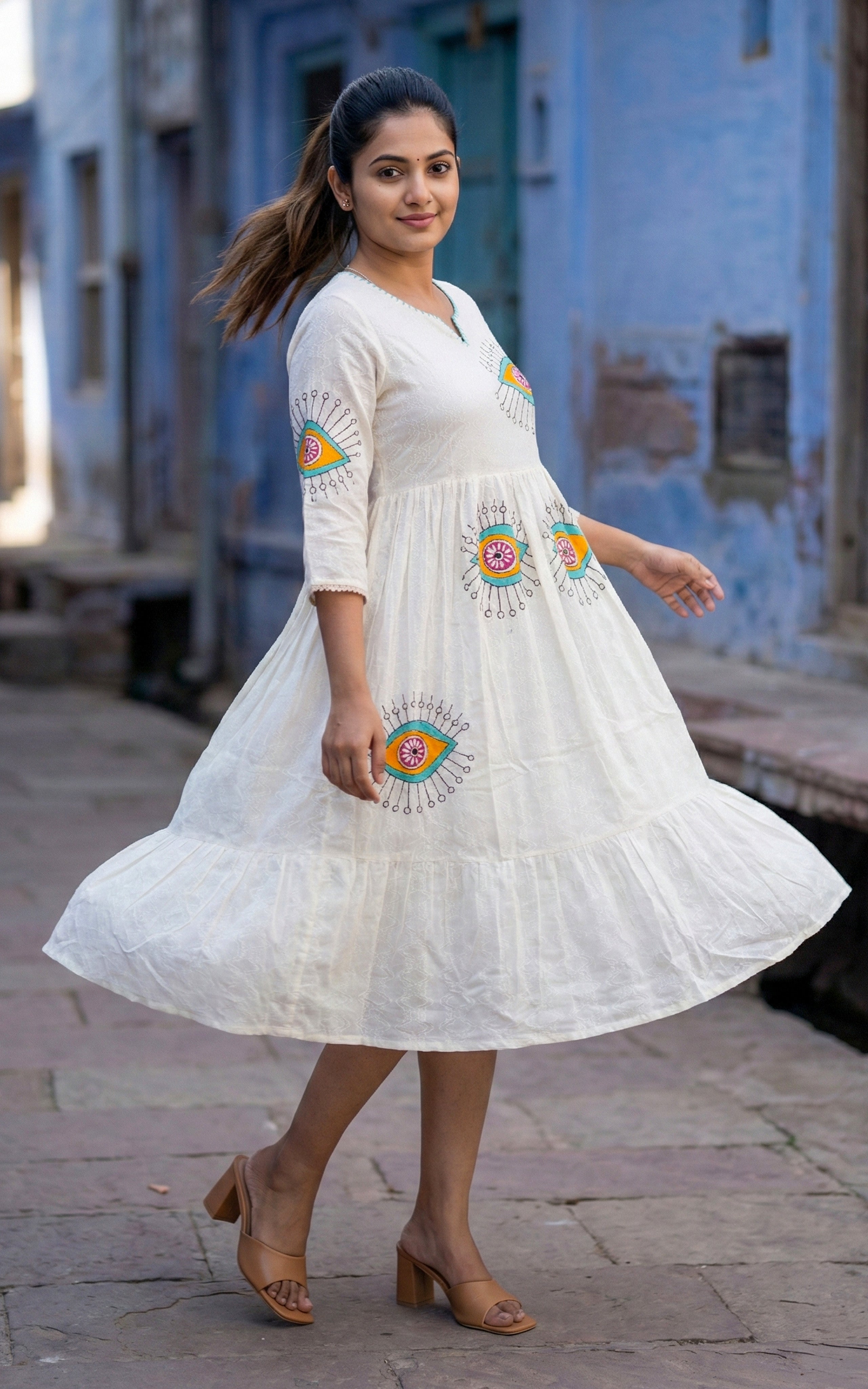 White color short top