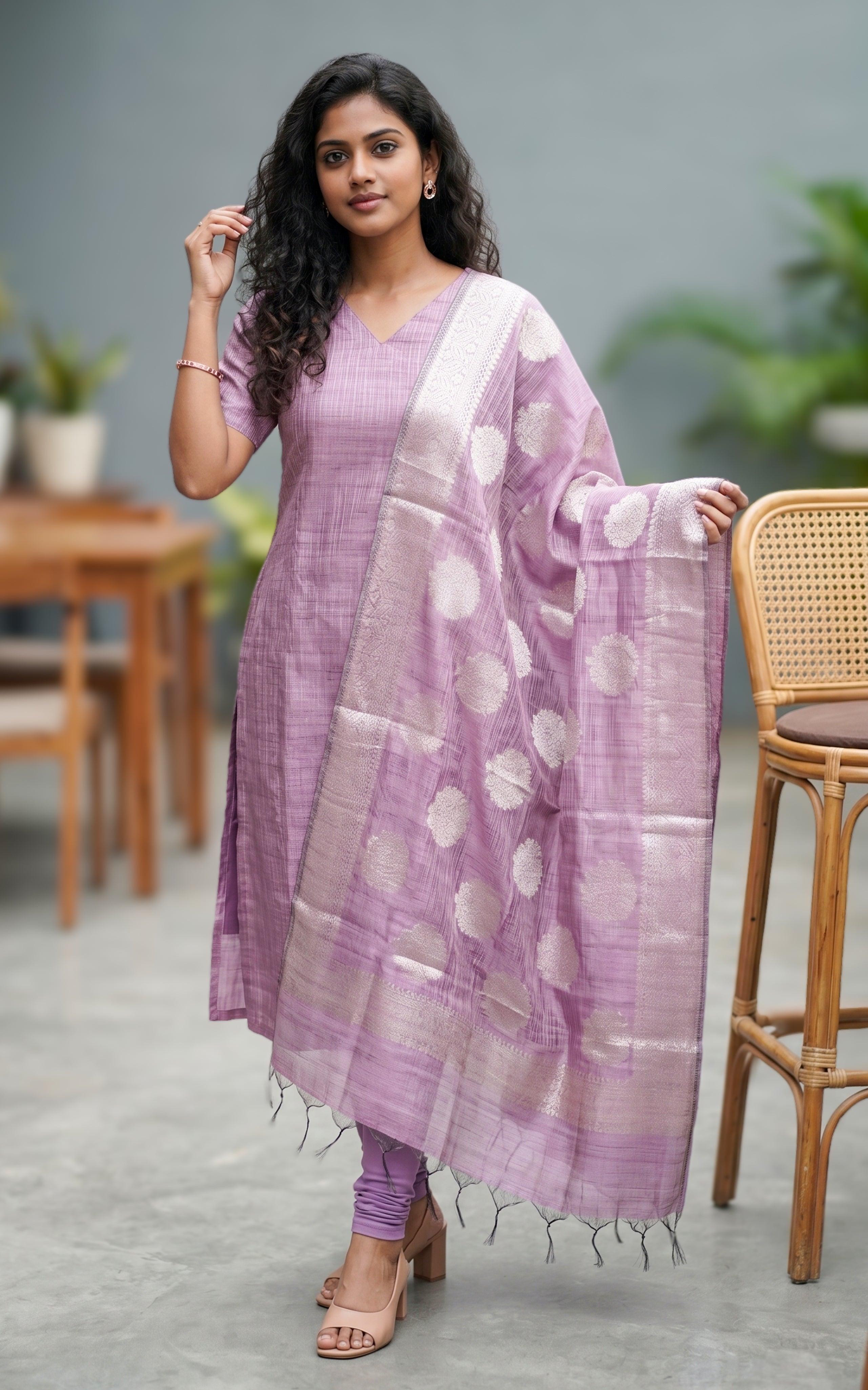 office wear elegant straight kurti
daily wear art silk kurti set