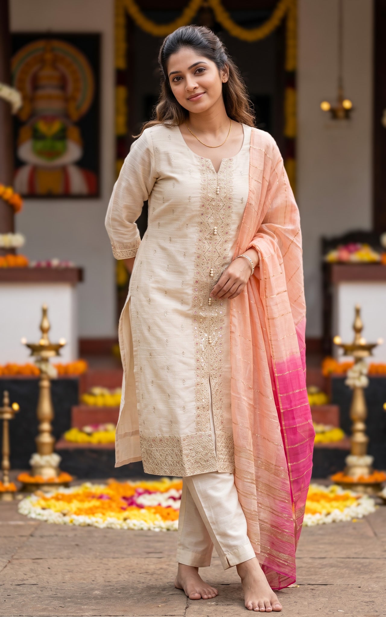 Jasmine (Kurti+Pant+Dupatta)