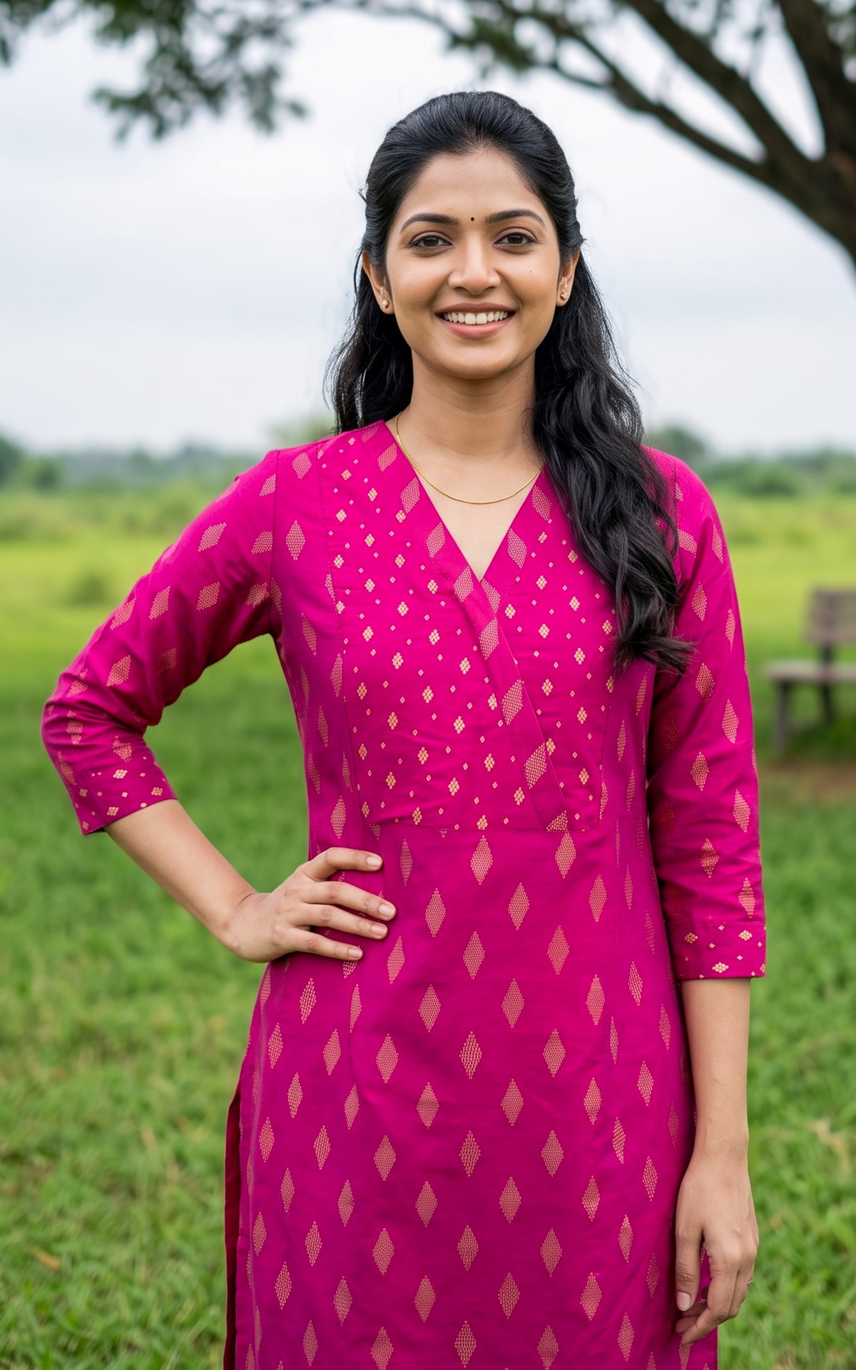 Aathirai Magenta