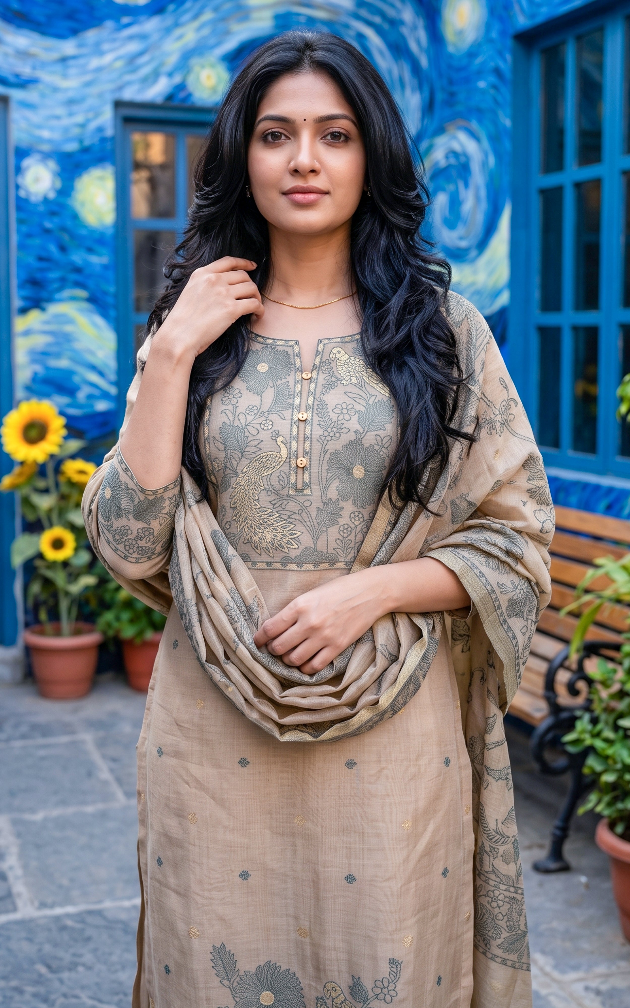Bhavani (Kurti+Pant+Dupatta)