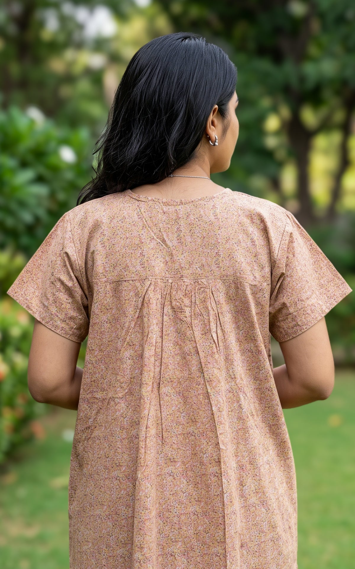 Cotton Straight Fit Nighty-166SS1