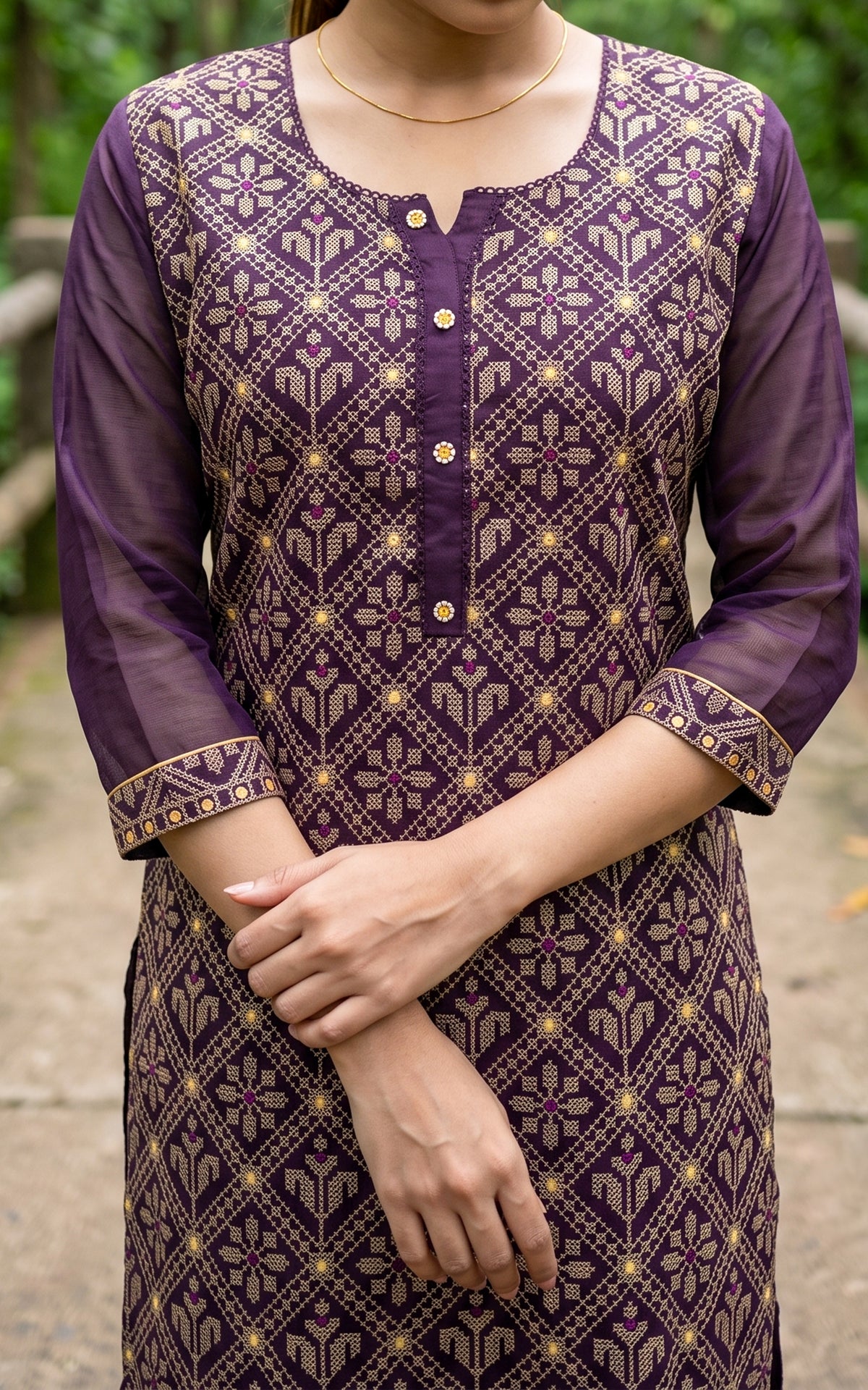 Rajakumari A (Kurti+Pant+Dupatta)