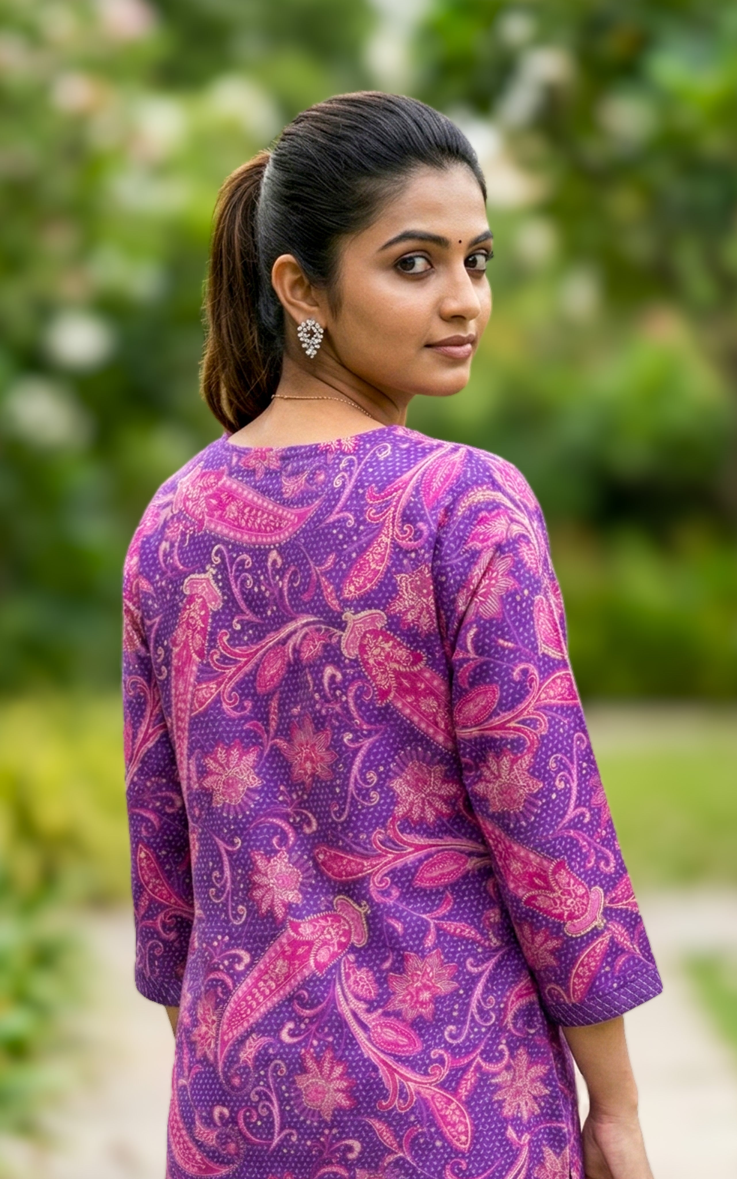Rathi Violet (Kurti+Pant)