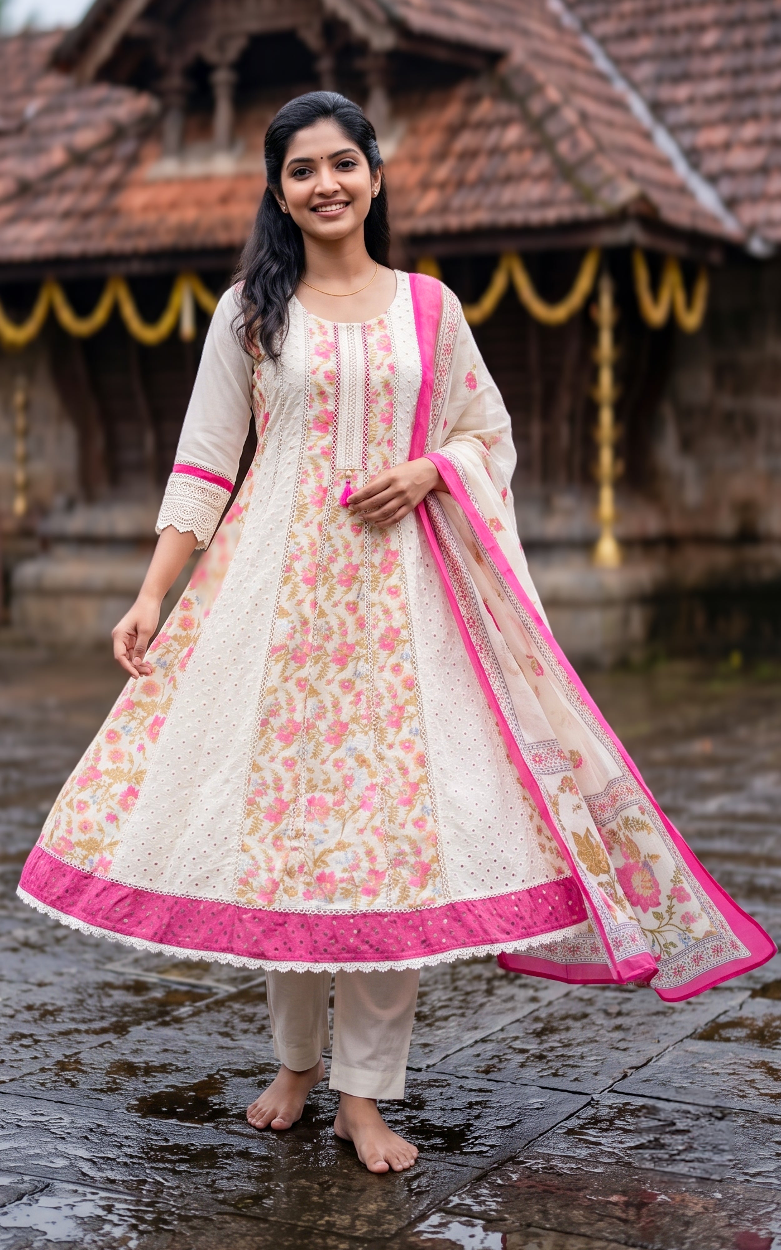 Nainika (Kurti+Pant+Dupatta)